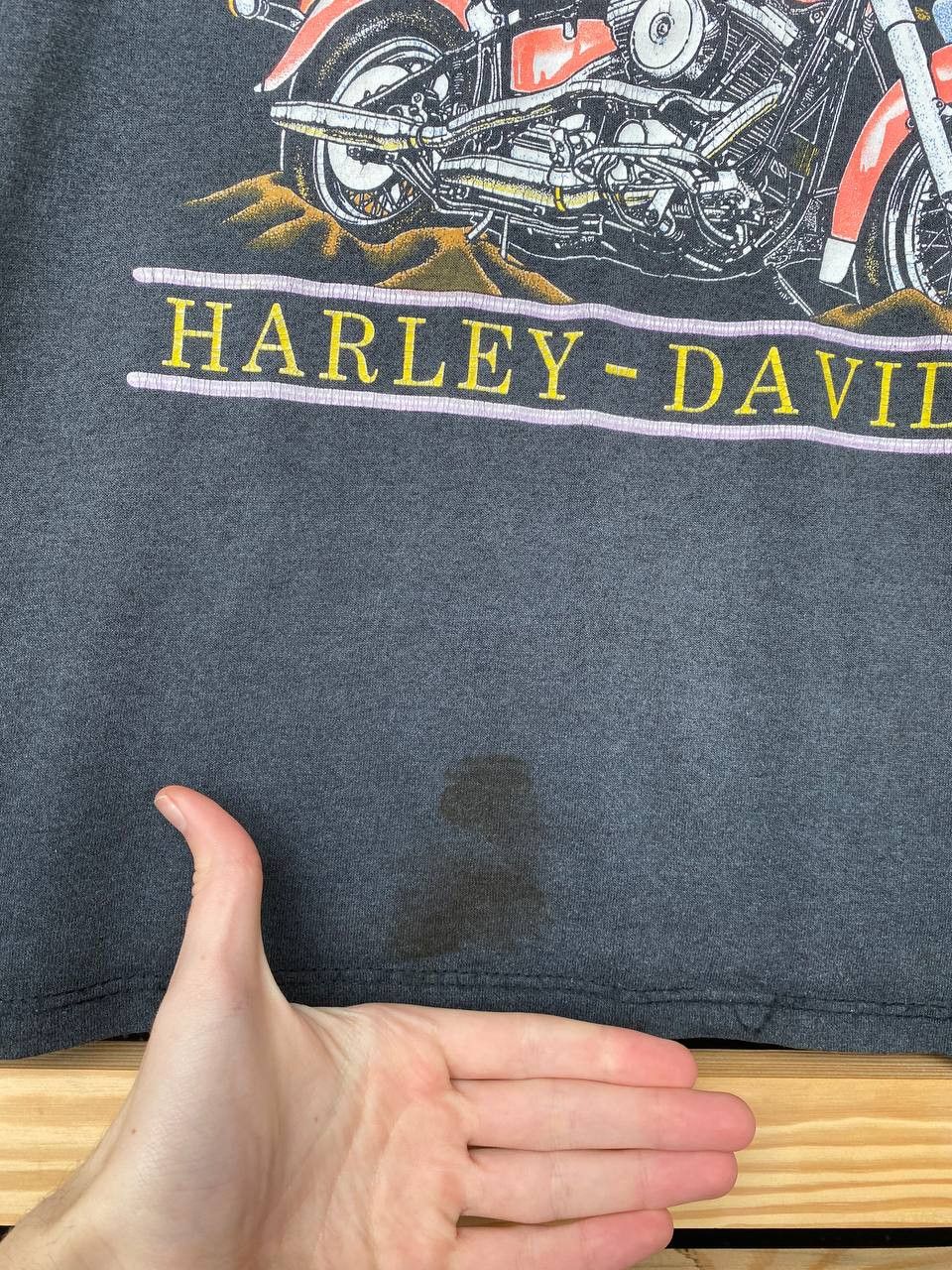 Harley Davidson Vtg 90s Harley Davidson The Legend Continues Fun Wear Tee Size US L / EU 52-54 / 3 - 5 Thumbnail
