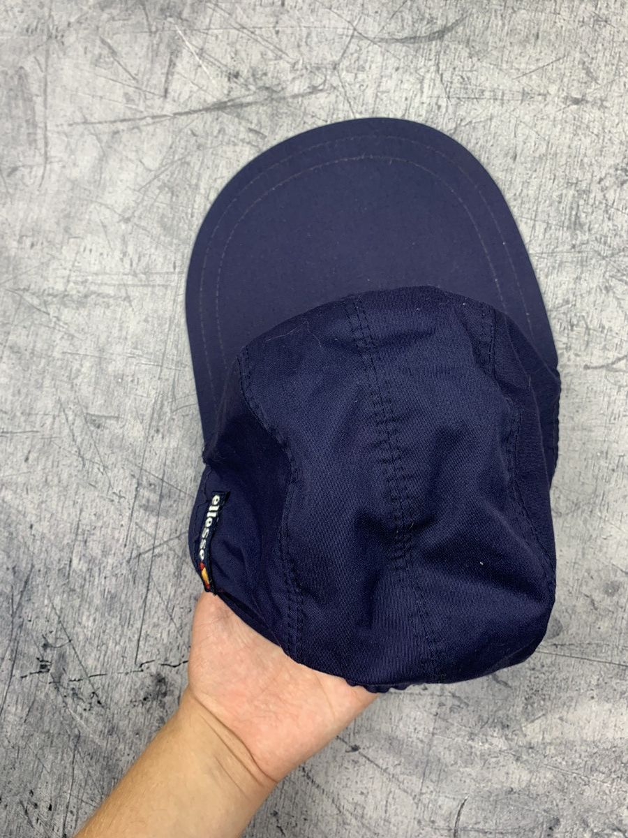 Ellesse Vintage Y2K Ellesse Retro Nylon Cap Hat One Size Navy Blue Size ONE SIZE - 4 Thumbnail