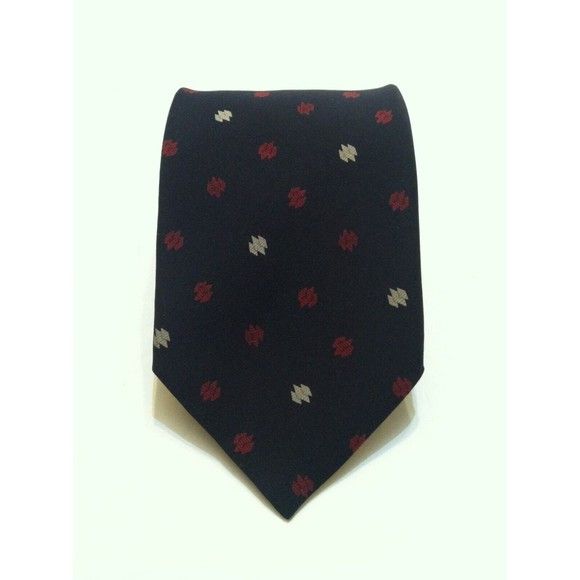Armani Collezioni ARMANI COLLEZIONI MEN'S NEW NAVY 100%SILK TIEWIDTH: 3 3/4" Size ONE SIZE - 2 Thumbnail
