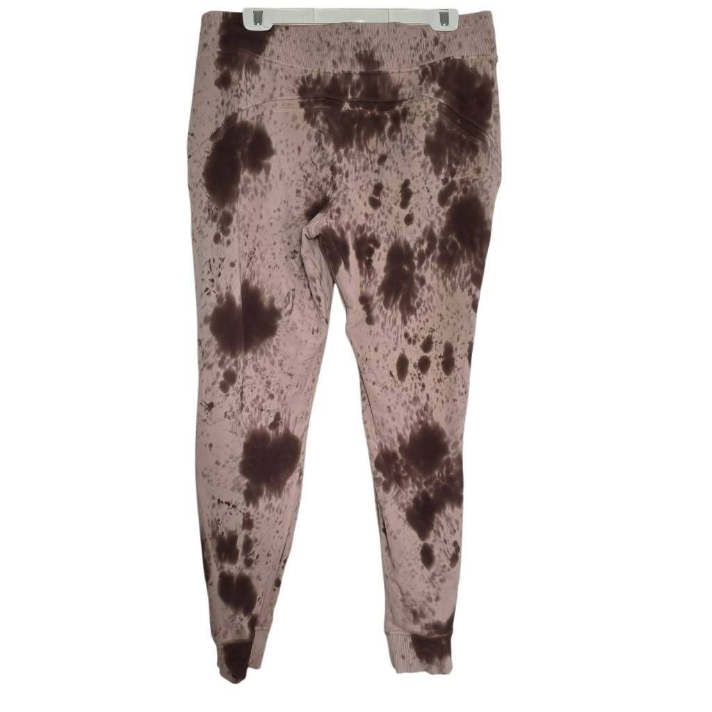 Lululemon Lululemon Women's Size 12 Pink Brown Splatter Design Jogger Size 34" / US 12 / IT 48 - 5 Thumbnail