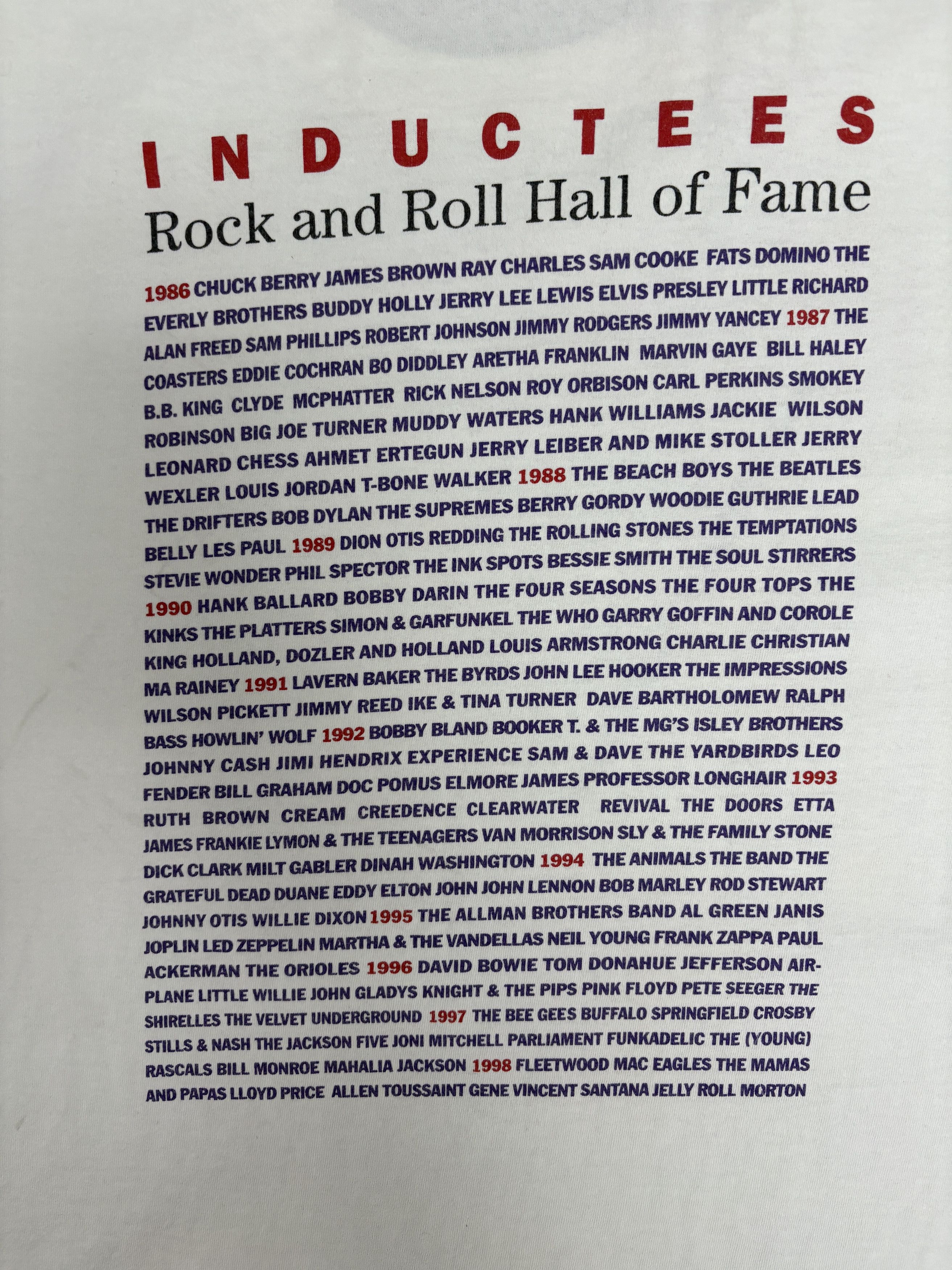 Vintage Rock And Roll Hall Of Fame Museum Vintage T-Shirt Tee Size US XL / EU 56 / 4 - 6 Thumbnail