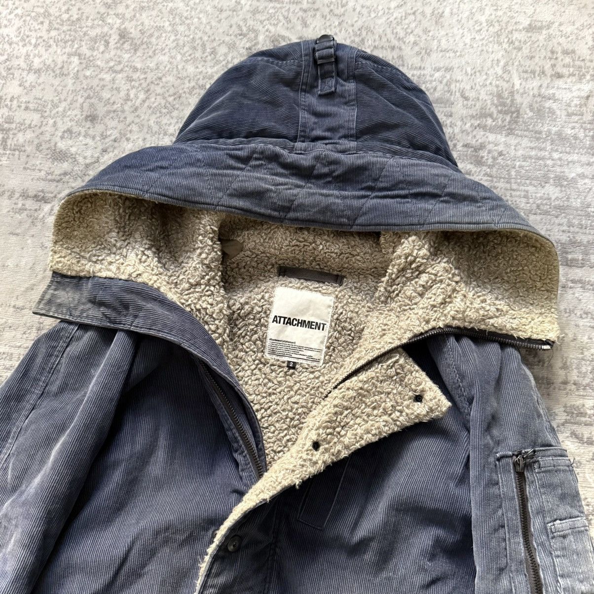 Kazuyuki Kumagai Attachment Kazuyuki Kumagai Attachment Sunfaded Corduroy Military Parka Size US M / EU 48-50 / 2 - 2 Thumbnail