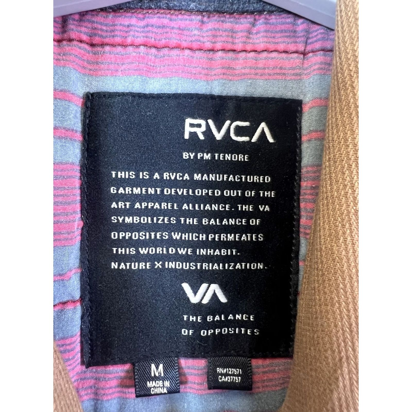 RVCA RVCA Jacket Men’s Brown Corduroy Button-Down 4 Pocket Size Medium Size US M / EU 48-50 / 2 - 5 Thumbnail