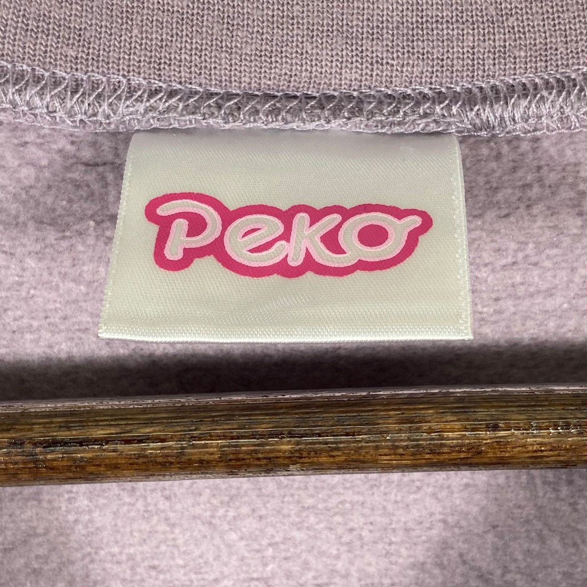 Japanese Brand × Vintage Vintage Pekotail Peko Crewneck Sweatshirt Purple Pullover Size ONE SIZE - 8 Thumbnail
