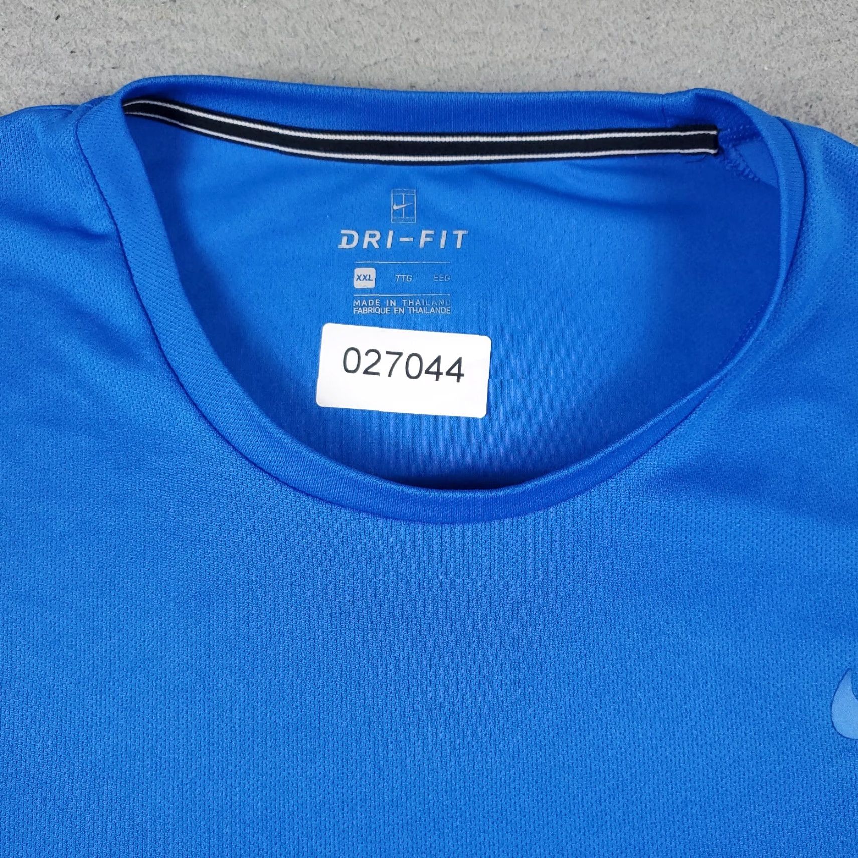 Nike Nike Dri-Fit T Shirt Mens 2XL Blue Nike T Shirt 2XL Blue Dri-FIT Logo Activewear Running Gym Casual Boys/Mens Size US XXL / EU 58 / 5 - 3 Thumbnail