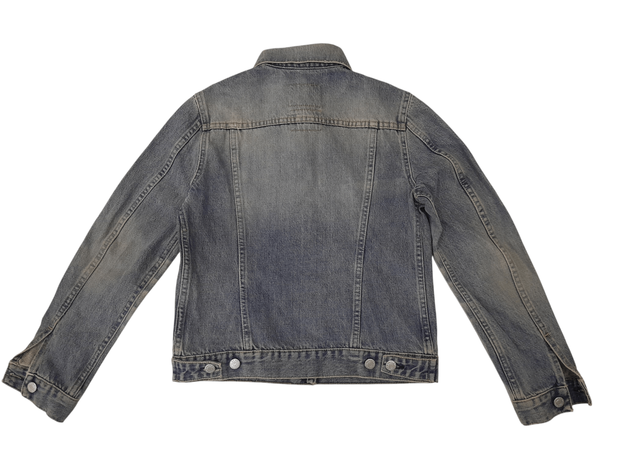 Helmut Lang × Vintage 1999 Helmut Lang Stoned Denim Jacket (F419) Size S / US 4 / IT 40 - 8 Thumbnail