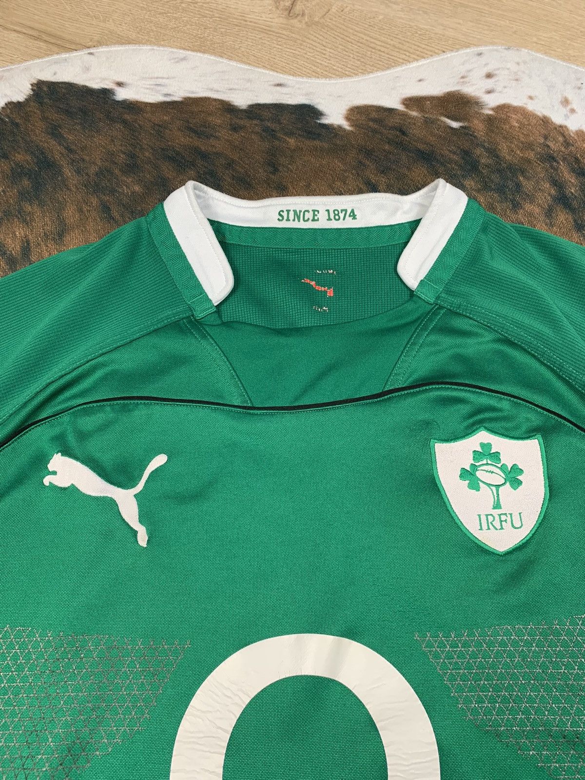 Puma Vintage Puma IRFU T Shirt Tee Rugby 02 Jersey Size US L / EU 52-54 / 3 - 4 Thumbnail