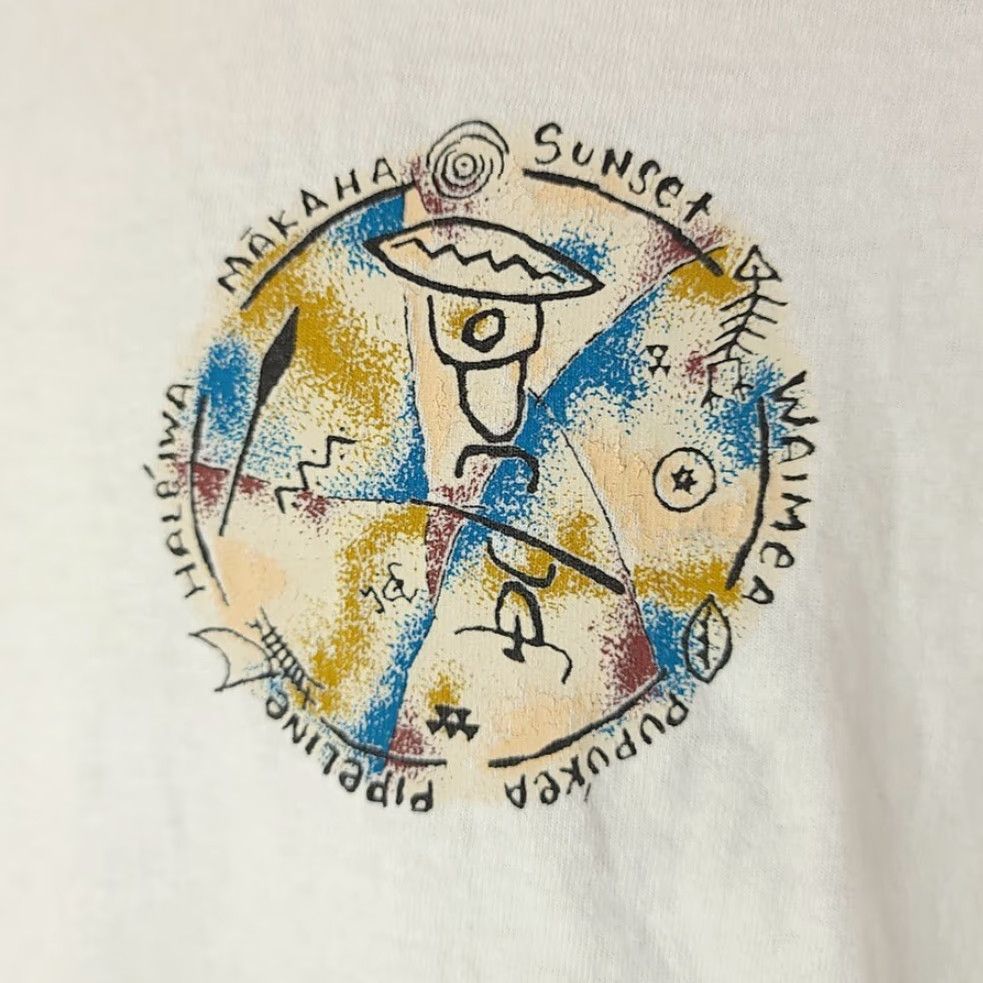 Hanes VINTAGE Hanes T-Shirt Mens Size Medium White 90s Y2K Hawaii Surfing Beach Tropical Hawaii T Shirt Mens 90s Y2K Surfboard Surfer Tourists Size US M / EU 48-50 / 2 - 4 Thumbnail
