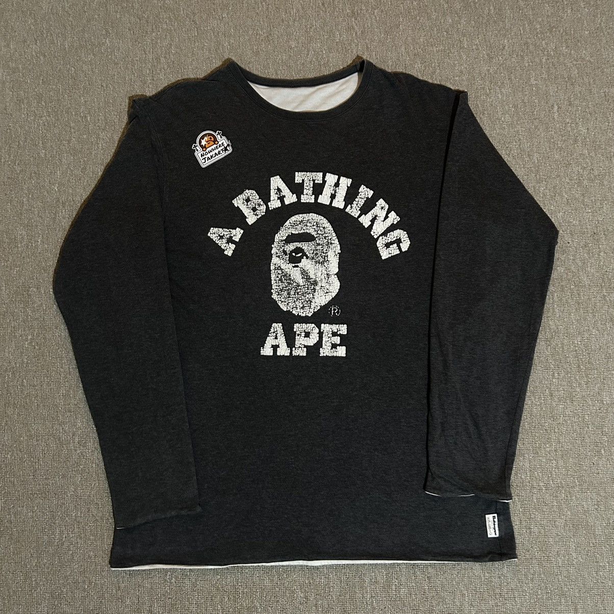 Bape Vintage Bape Sta Reversible Longsleeve Size US L / EU 52-54 / 3 - 6 Thumbnail