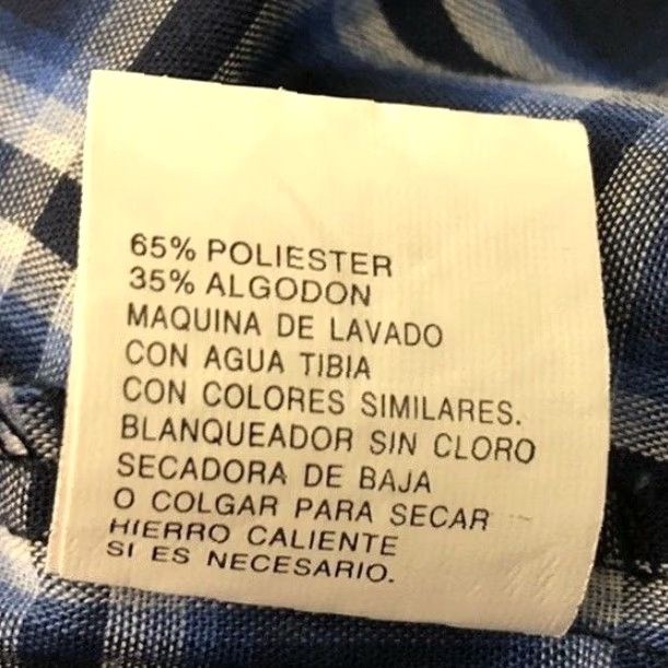 Vintage ELY Cattleman - Pearl Snap Western Rockabilly Cowboy Shirt - Blue/White Plaid - 2XL - Cotton - Button-Up - Men Adult Size US XXL / EU 58 / 5 - 7 Thumbnail