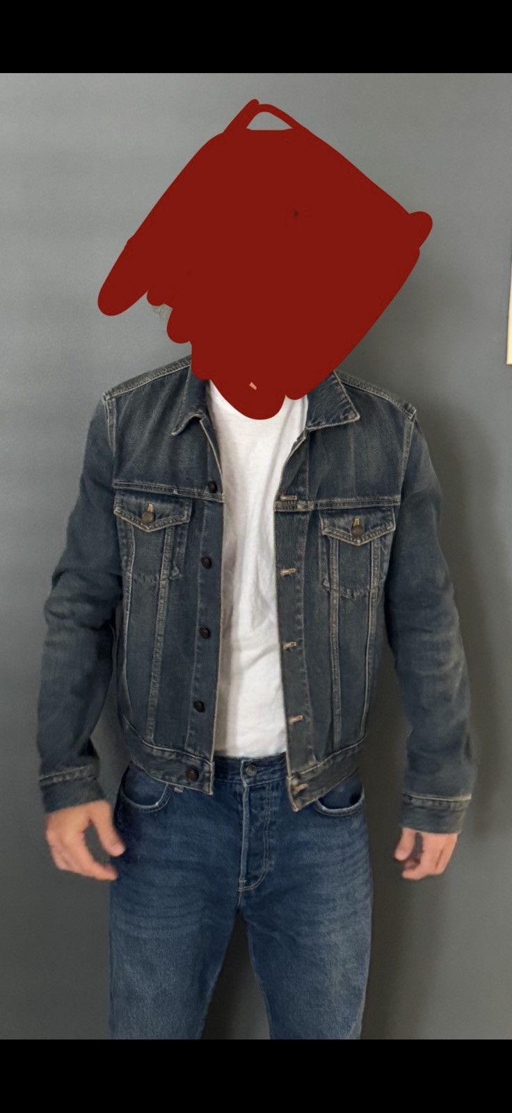 Yves Saint Laurent YSL SAINT LAURENT DENIM JACKET Size US XL / EU 56 / 4 - 9 Thumbnail