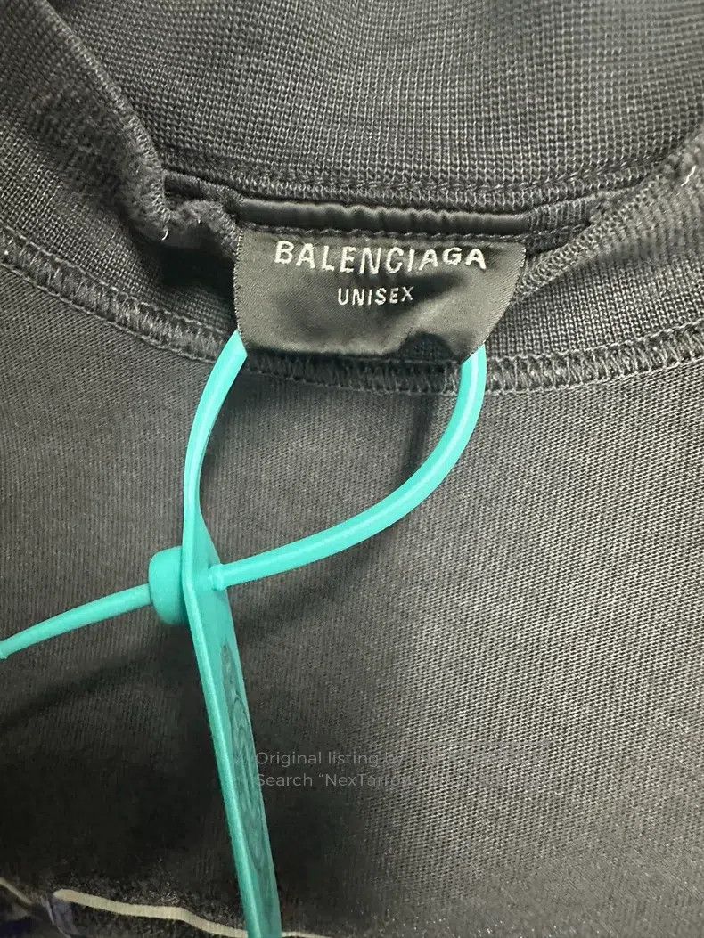 Balenciaga Balenciaga Distressed Black Diamond Print Size US S / EU 44-46 / 1 - 5 Thumbnail