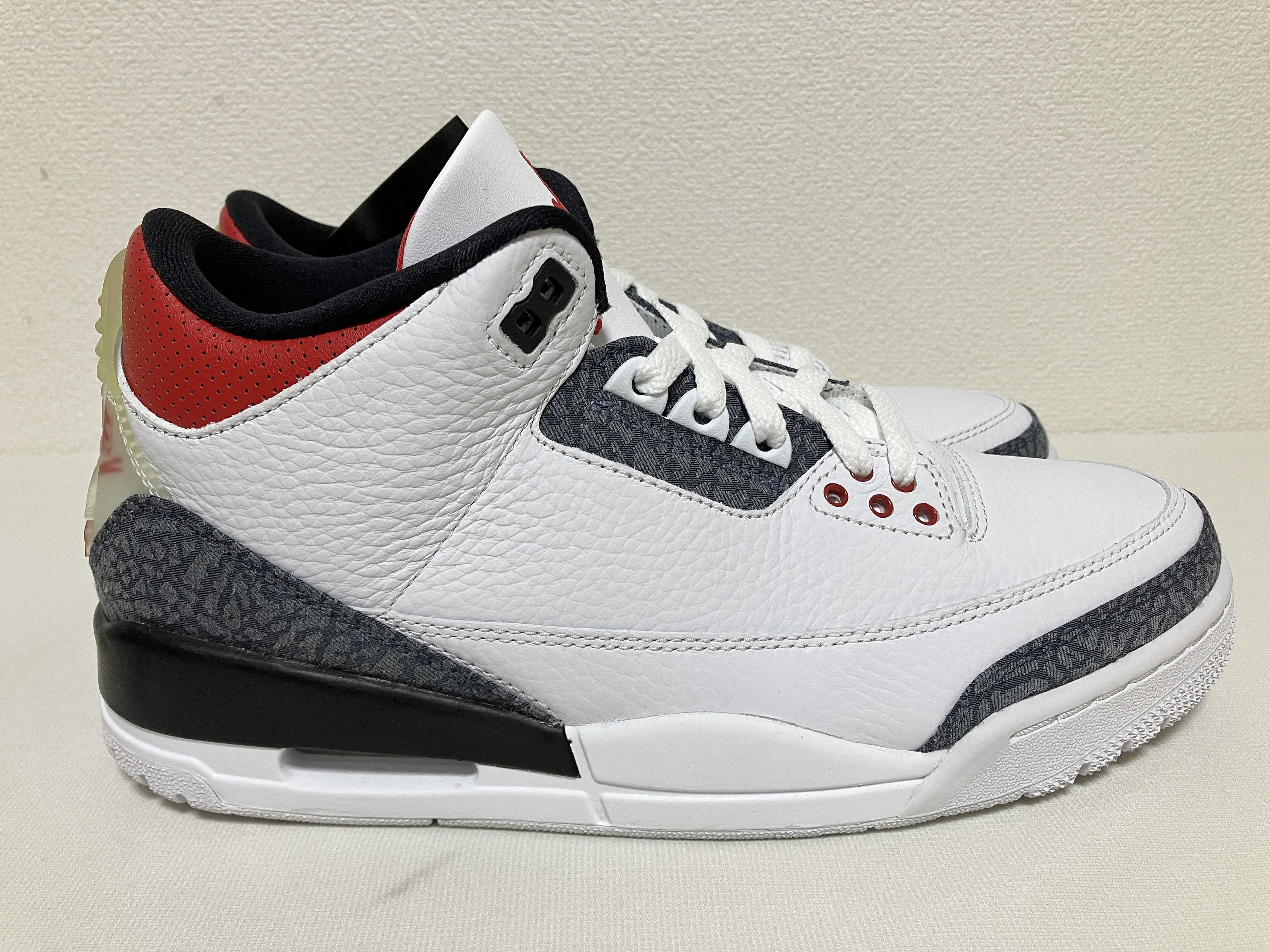 NIKE Air Jordan Retro SE-T AJ3 III fire red denim japan