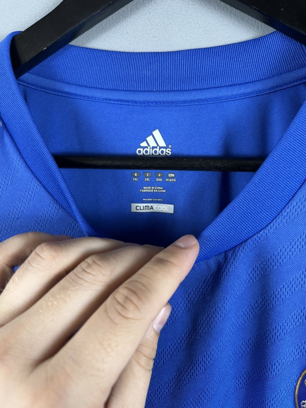 Adidas Chelsea Home Shirt 2012 jersey Size US XXL / EU 58 / 5 - 4 Thumbnail