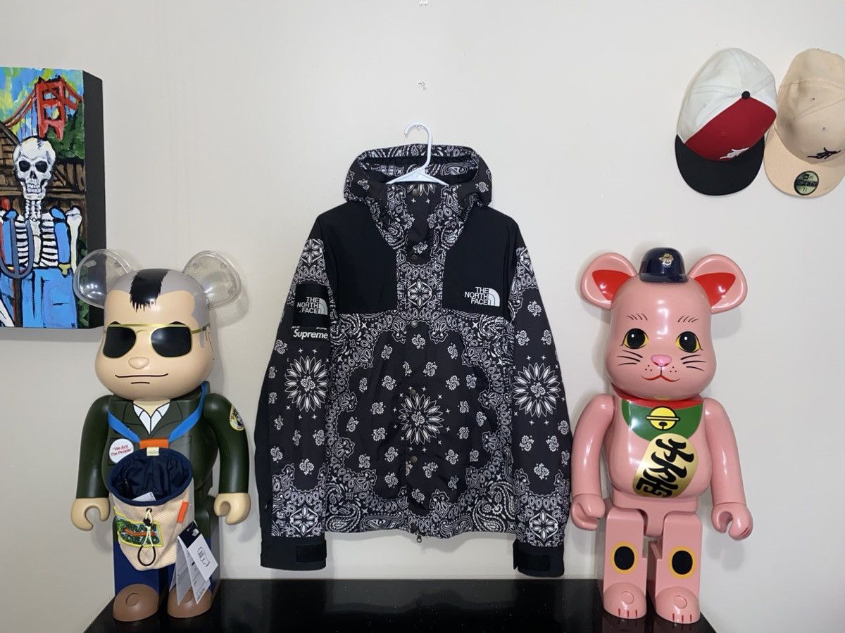 Supreme × The North Face The North Face x Supreme Black Bandana Mountain Jacket Size US L / EU 52-54 / 3 - 1 Thumbnail
