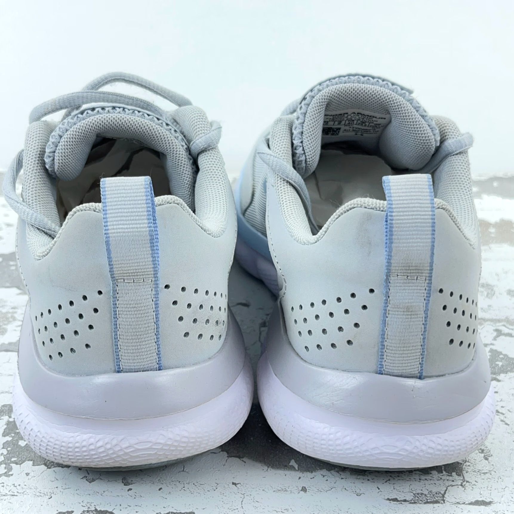 Under Armour Under Armour Charged Assert 9 Sneakers Women's 8.5 Gray Cushioned Running & Jogging Low Top Size US 6 / IT 36 - 4 Thumbnail