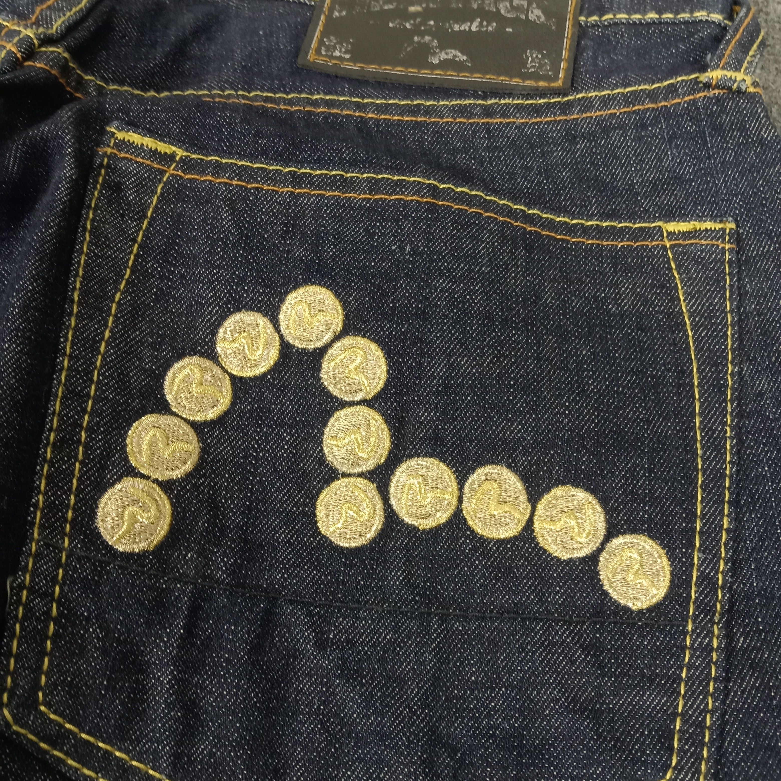 Japanese Brand × Vintage Evisu Japanese Brand Daicock Custom Art Denim Jeans Size US 31 - 8 Thumbnail