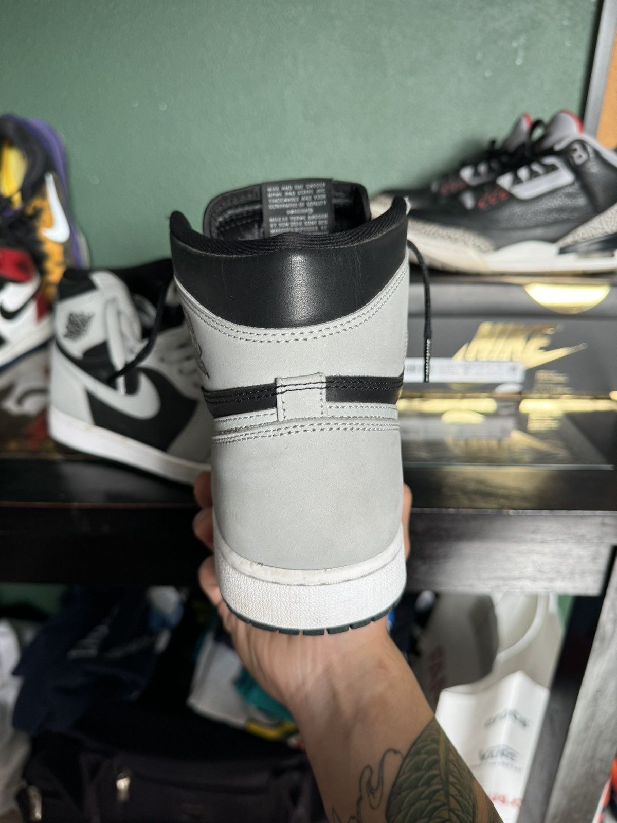 Jordan Brand × Nike Jordan 1 High ‘Shadow 2.0’ 2021 Size US 10.5 / EU 43-44 - 4 Thumbnail