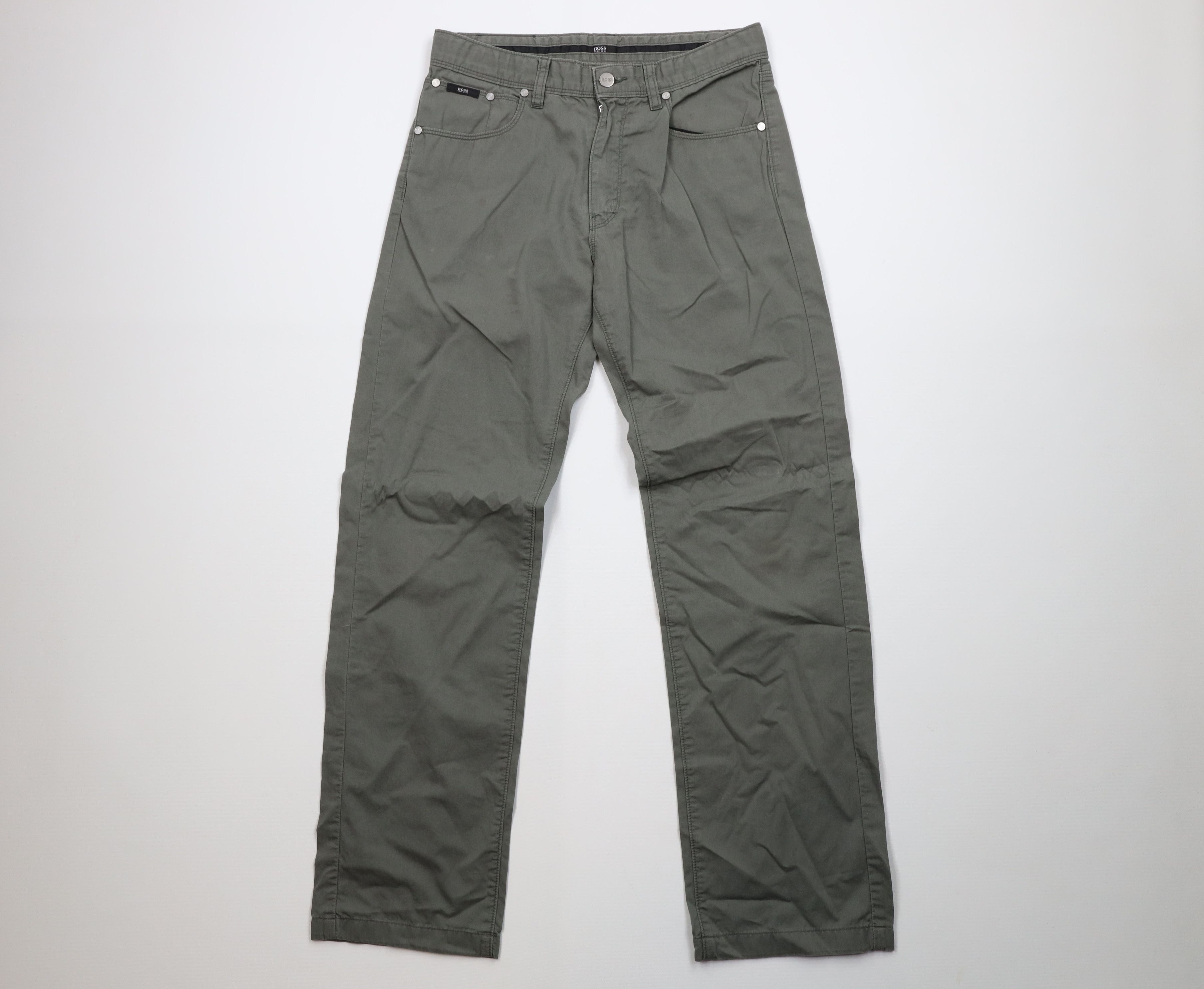 Hugo Boss Vintage Hugo Boss Straight Leg Chino Pants Trousers Gray Size US 32 / EU 48 - 1 Thumbnail