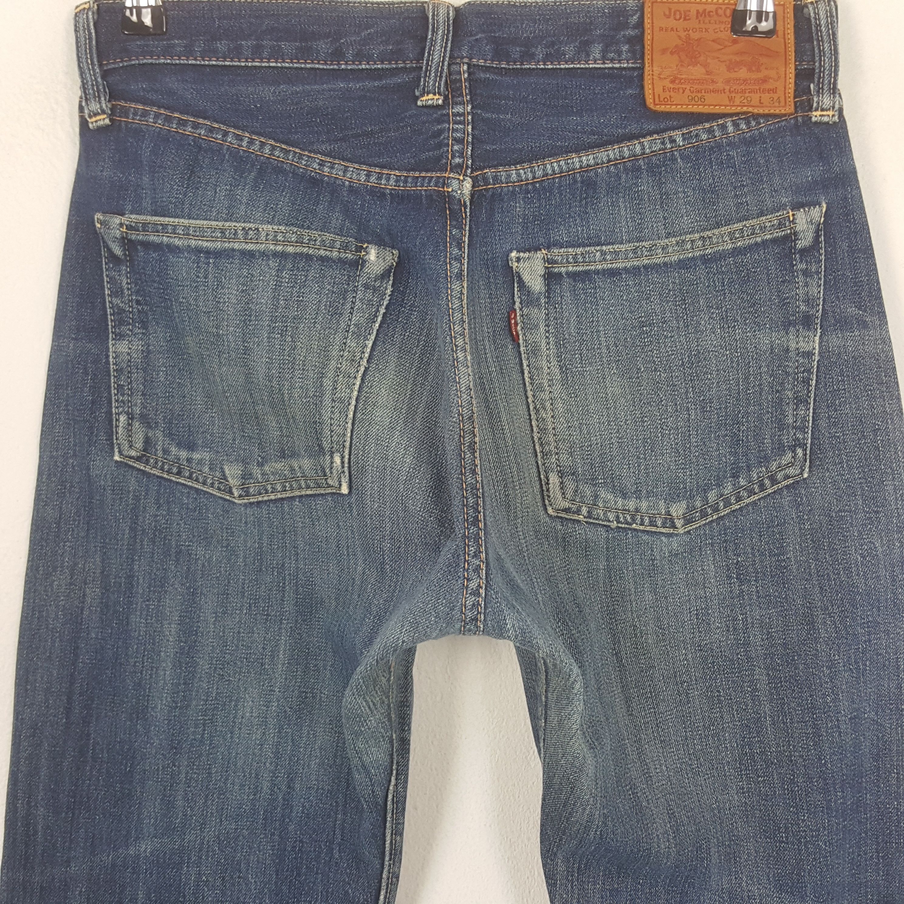 The Real McCoy's Vintage Joe McCoy The Real McCoy's Selvedge Denim Jeans RR21 Size US 29 - 5 Thumbnail