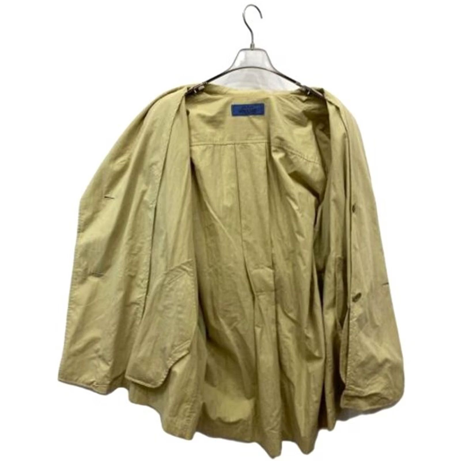 Issey Miyake ISSEY MIYAKE WINDCOAT BELTED COAT LONG SLEEVE MEN BEIGE COTTON SIZE M USED Size US M / EU 48-50 / 2 - 3 Thumbnail