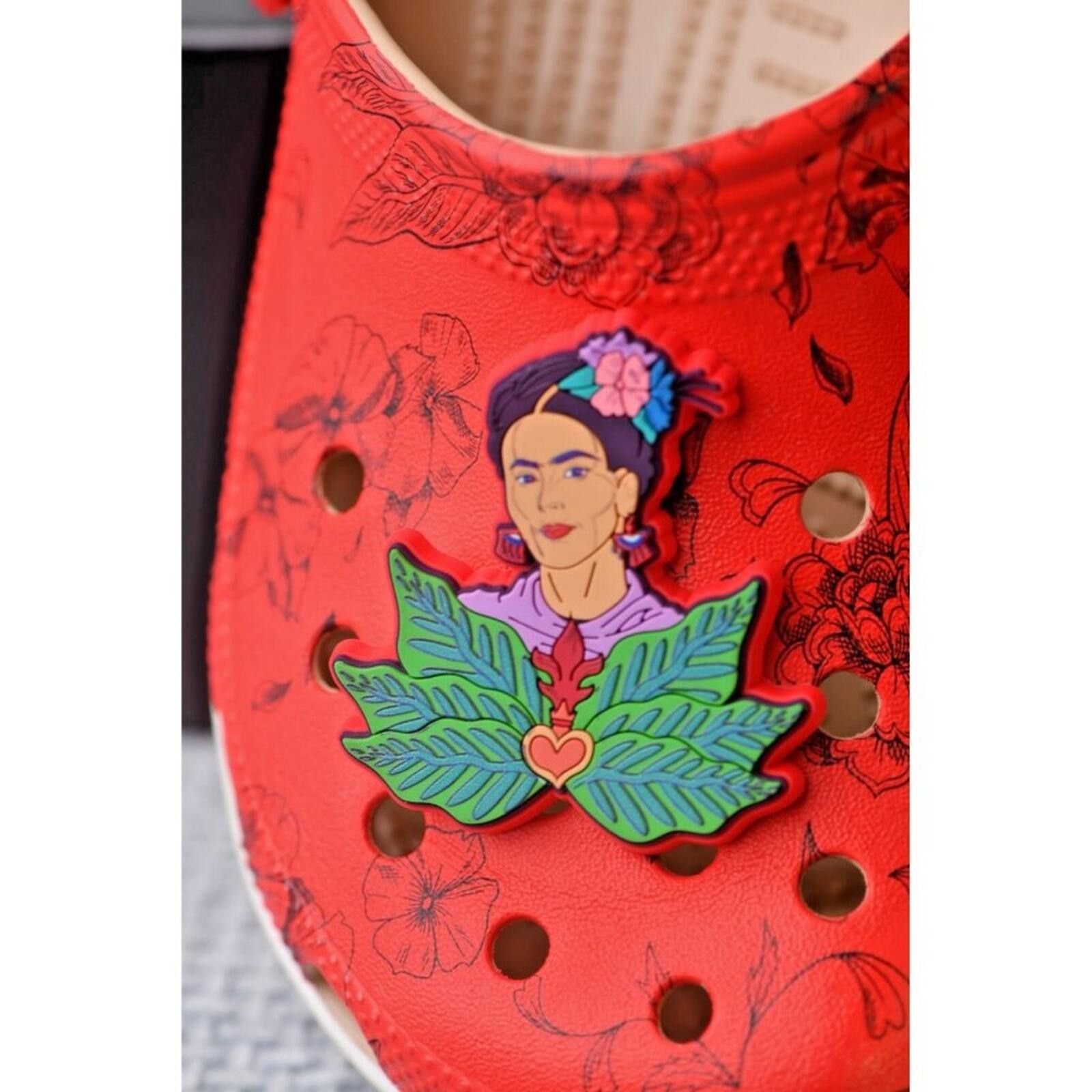 Crocs Crocs Frida Kahlo Classic Clog | 209450-2Y2 Rare size! Size US 5 / IT 35 - 6 Thumbnail