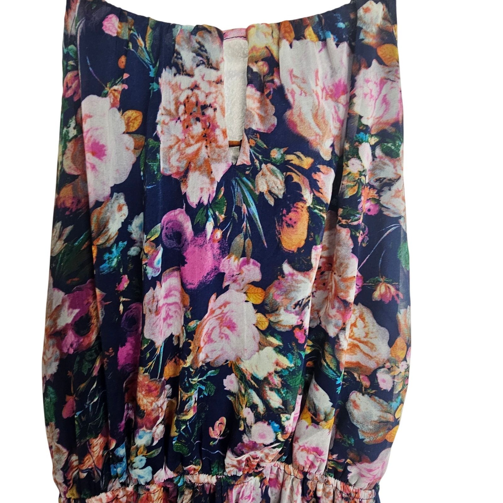 FABI Fate Womens Floral Ruby Maxi Dress Size S Wedding Guest Size S / US 4 / IT 40 - 2 Thumbnail