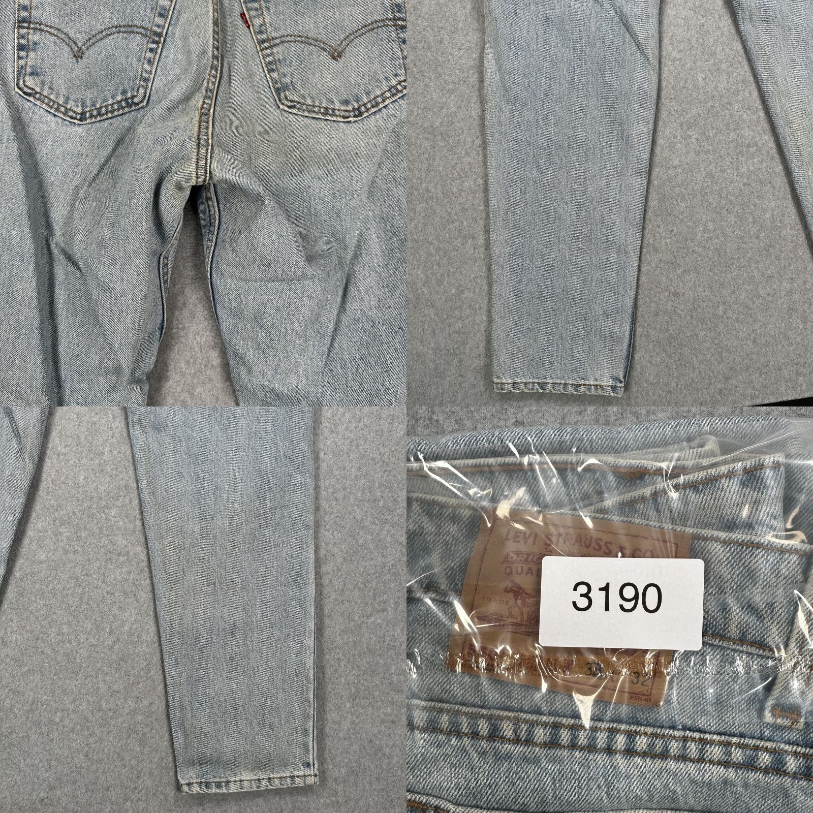 Levi's VINTAGE Levi's 550 Jeans Mens 34x32 Relaxed Fit Tapered Leg Made USA 90s Denim Blue Cotton 100% Relaxed Fit Mens 90s USA Denim Jeans Size US 34 / EU 50 - 10 Thumbnail