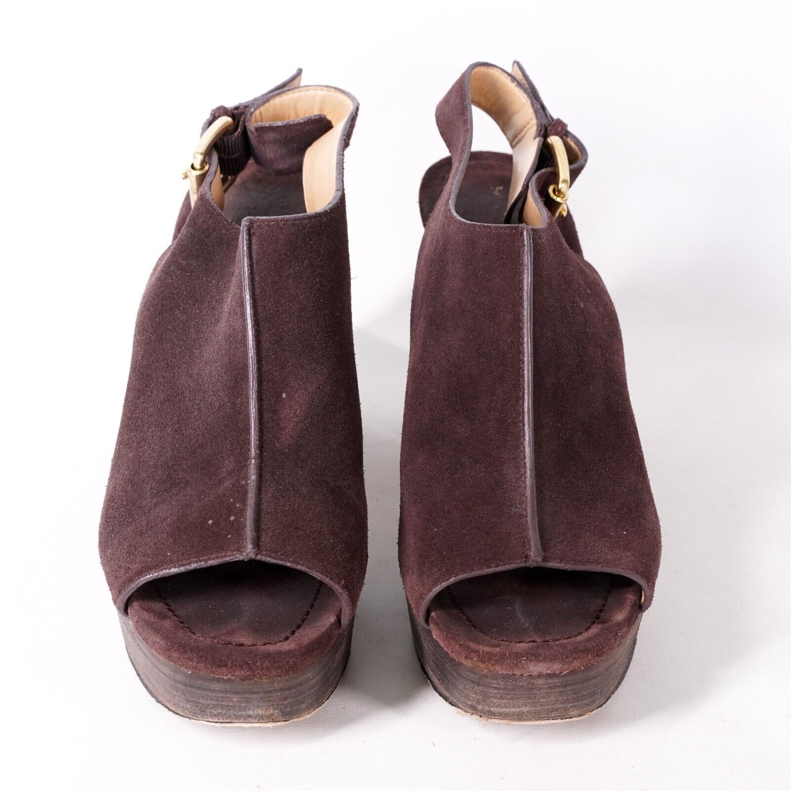 Michael Kors Michael Kors Leather Strapback Platform Heels W 6M Shoes Size US 6 / IT 36 - 2 Thumbnail