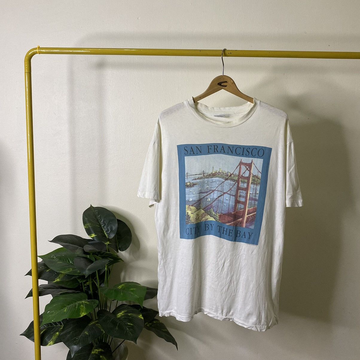 Vintage Vintage 1980s San Francisco City By The Bay Tee Made in USA Size US L / EU 52-54 / 3 - 1 Thumbnail