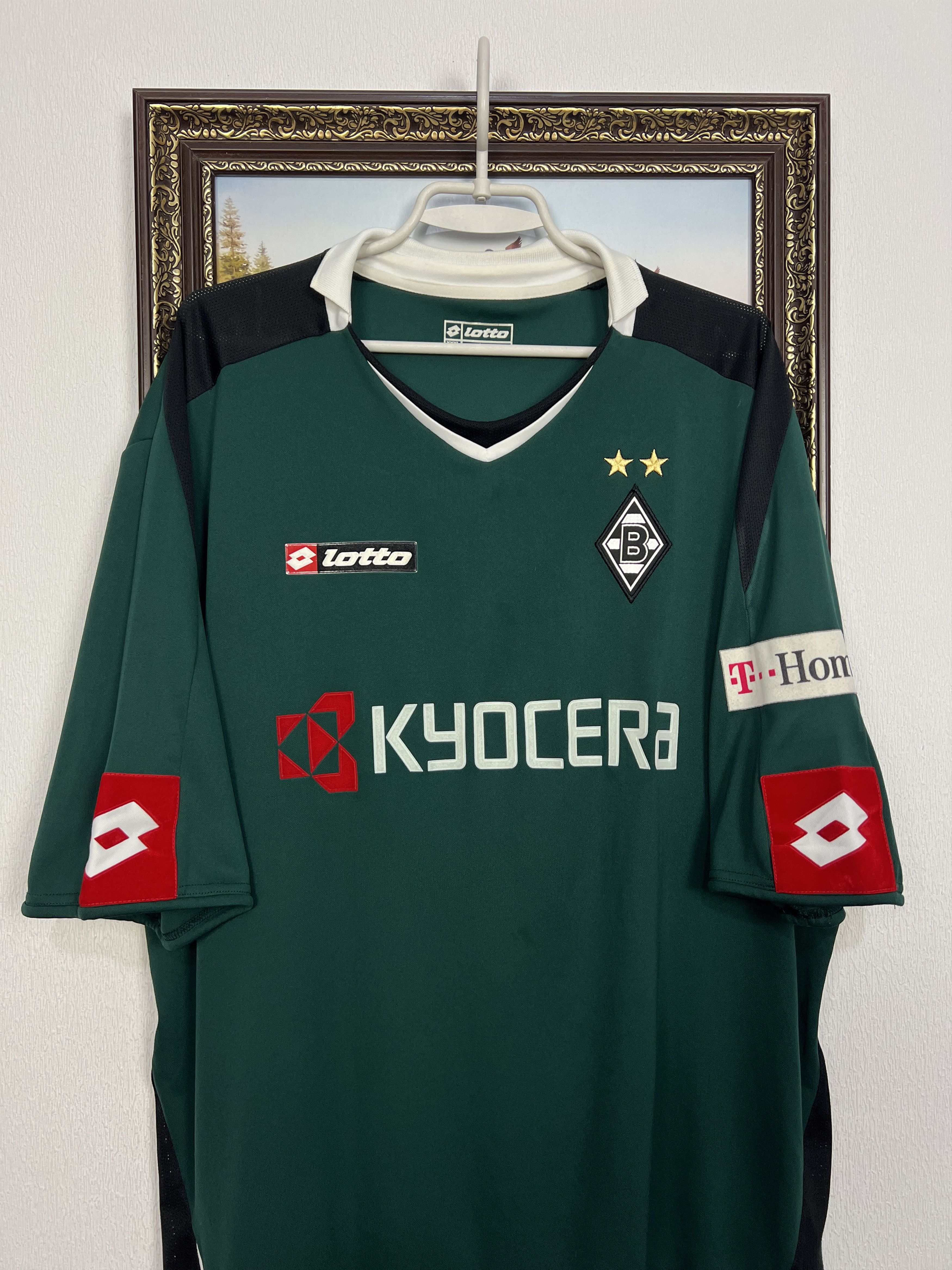 Lotto Sport Monchengladbach football shirt Soccer #10 Rosler Jersey 3XL Size US XXL / EU 58 / 5 - 2 Thumbnail