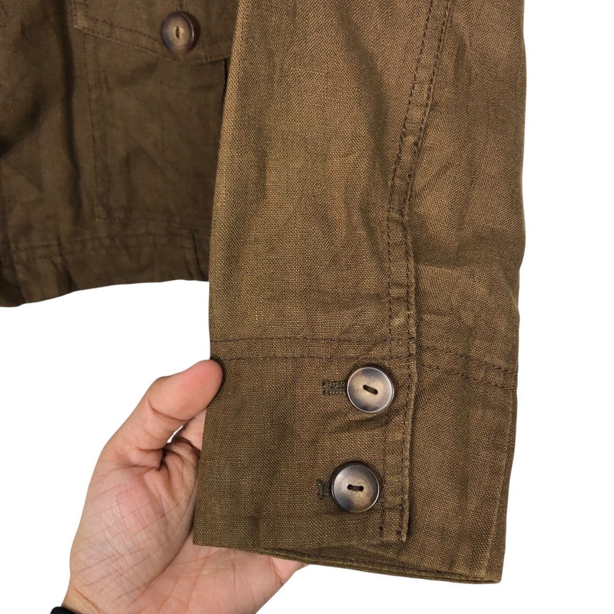 Japanese Brand × Vintage 📌Rich Brown Chore Work Jacket Eddie Bauer Issey Miyake Size US L / EU 52-54 / 3 - 17 Thumbnail