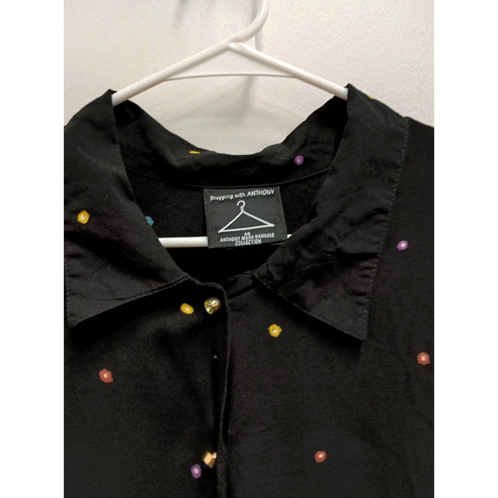 Vintage VINTAGE Anthony Design Originals Top Women XS? No Size? 1X City Night Wearable Art Size XL / US 12-14 / IT 48-50 - 7 Thumbnail
