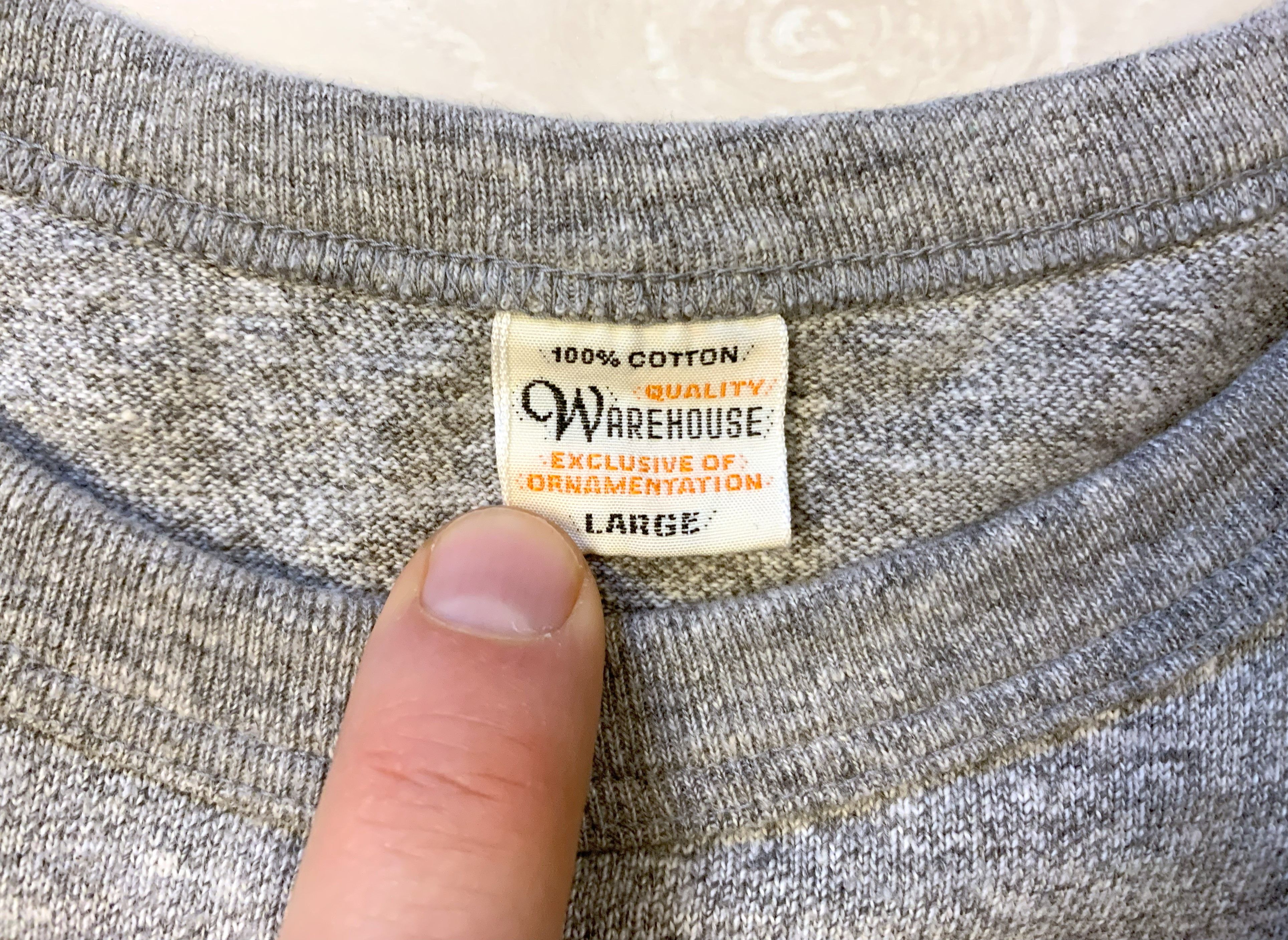 Warehouse Warehouse jeans vintage style t-shirt, size L (fits M) Size US M / EU 48-50 / 2 - 3 Thumbnail