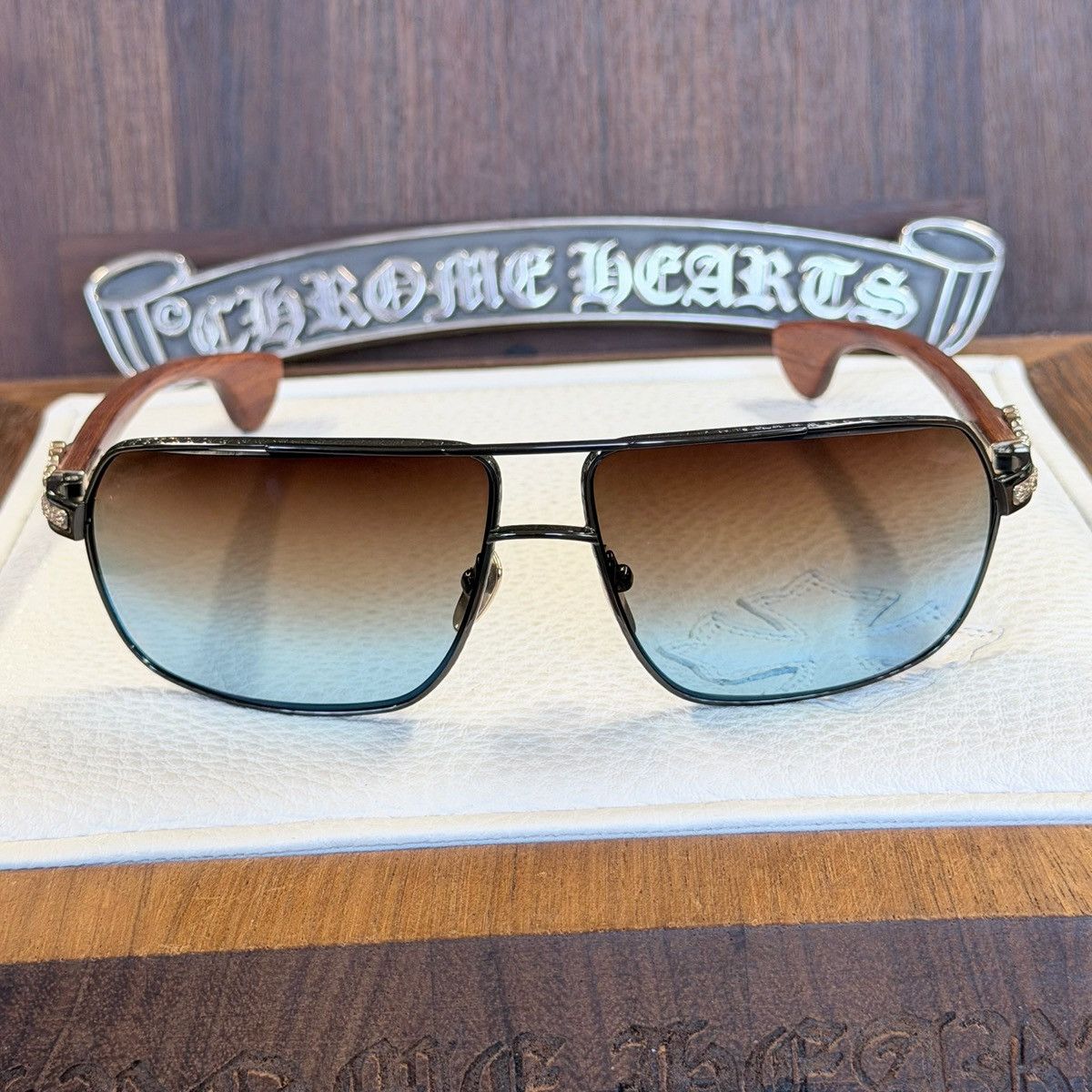Chrome Hearts Chrome Hearts MOOREHEAD 1/1 Sunglasses Size ONE SIZE - 2 Thumbnail