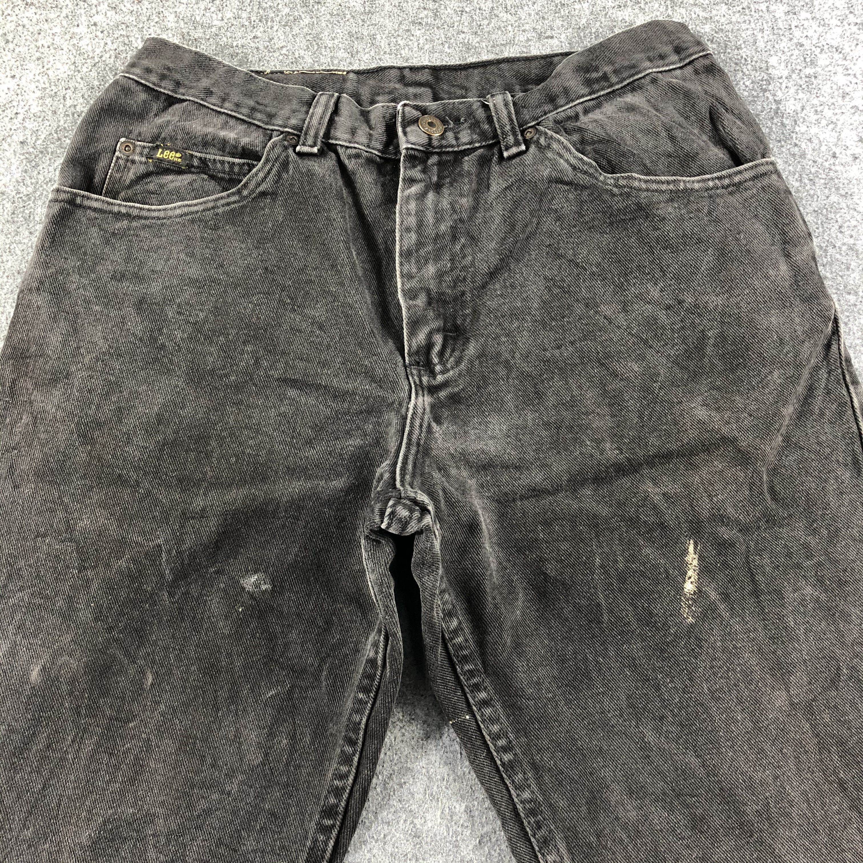Lee Vintage Faded Black Lee Jeans-J2512 Size US 30 / EU 46 - 3 Thumbnail