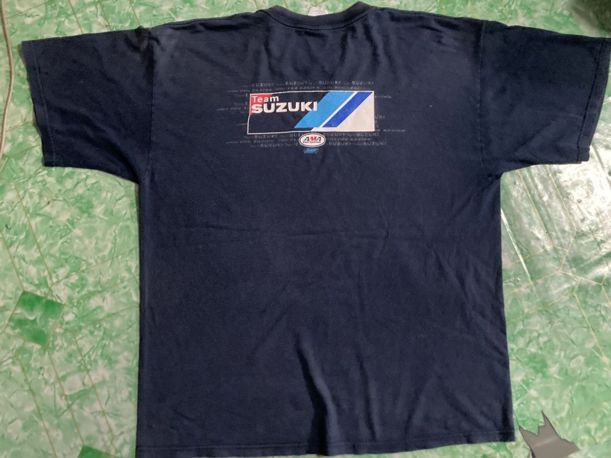 Japanese Brand × Vintage Vintage T-shirt Suzuki Team Size US XL / EU 56 / 4 - 2 Thumbnail