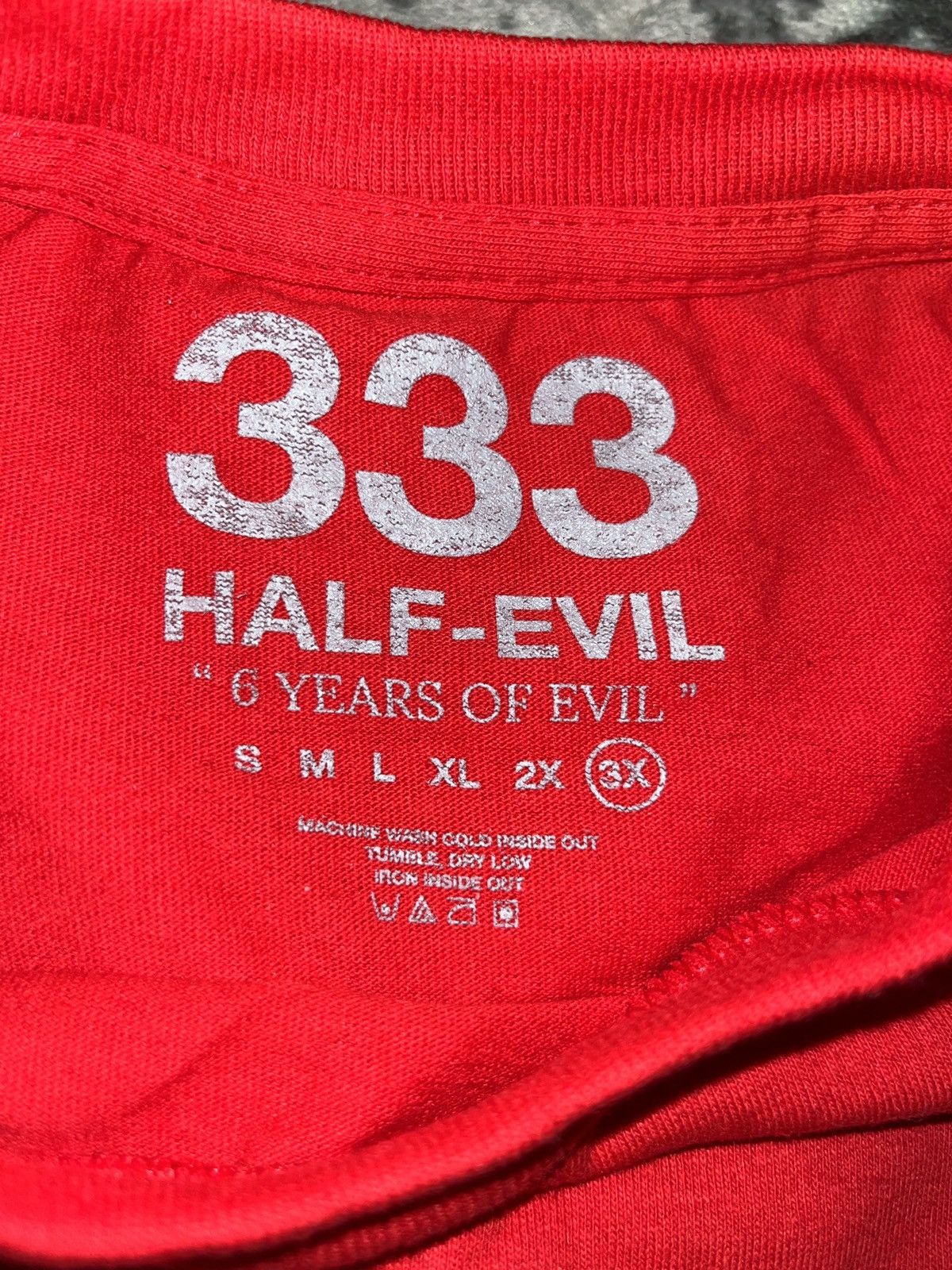 Half Evil HALF EVIL 6 YEAR ANNIVERSARY TEE Size US XXL / EU 58 / 5 - 2 Thumbnail