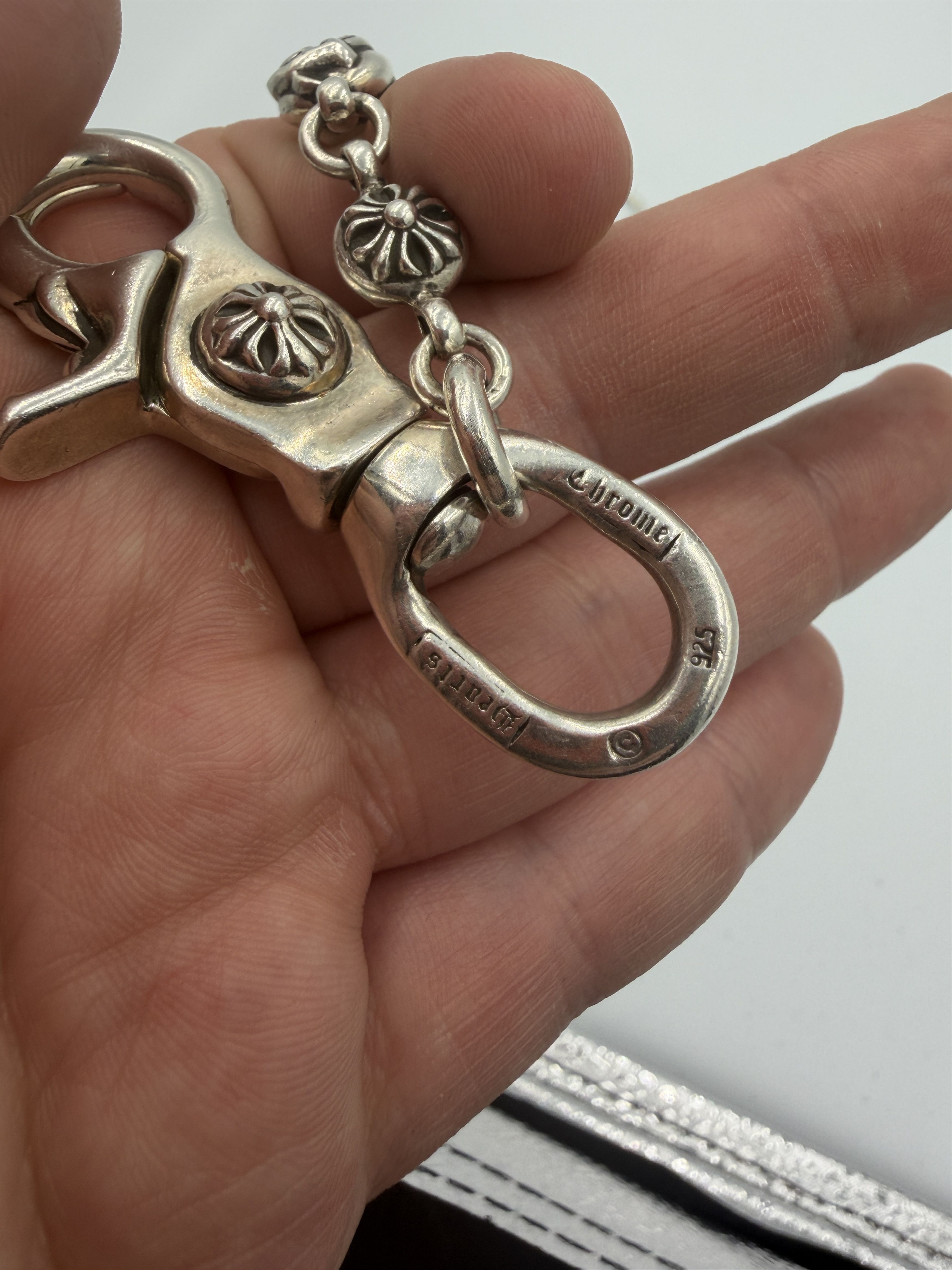 Chrome Hearts Chrome Hearts Sterling Silver Cross Ball Wallet Chain Size ONE SIZE - 5 Thumbnail