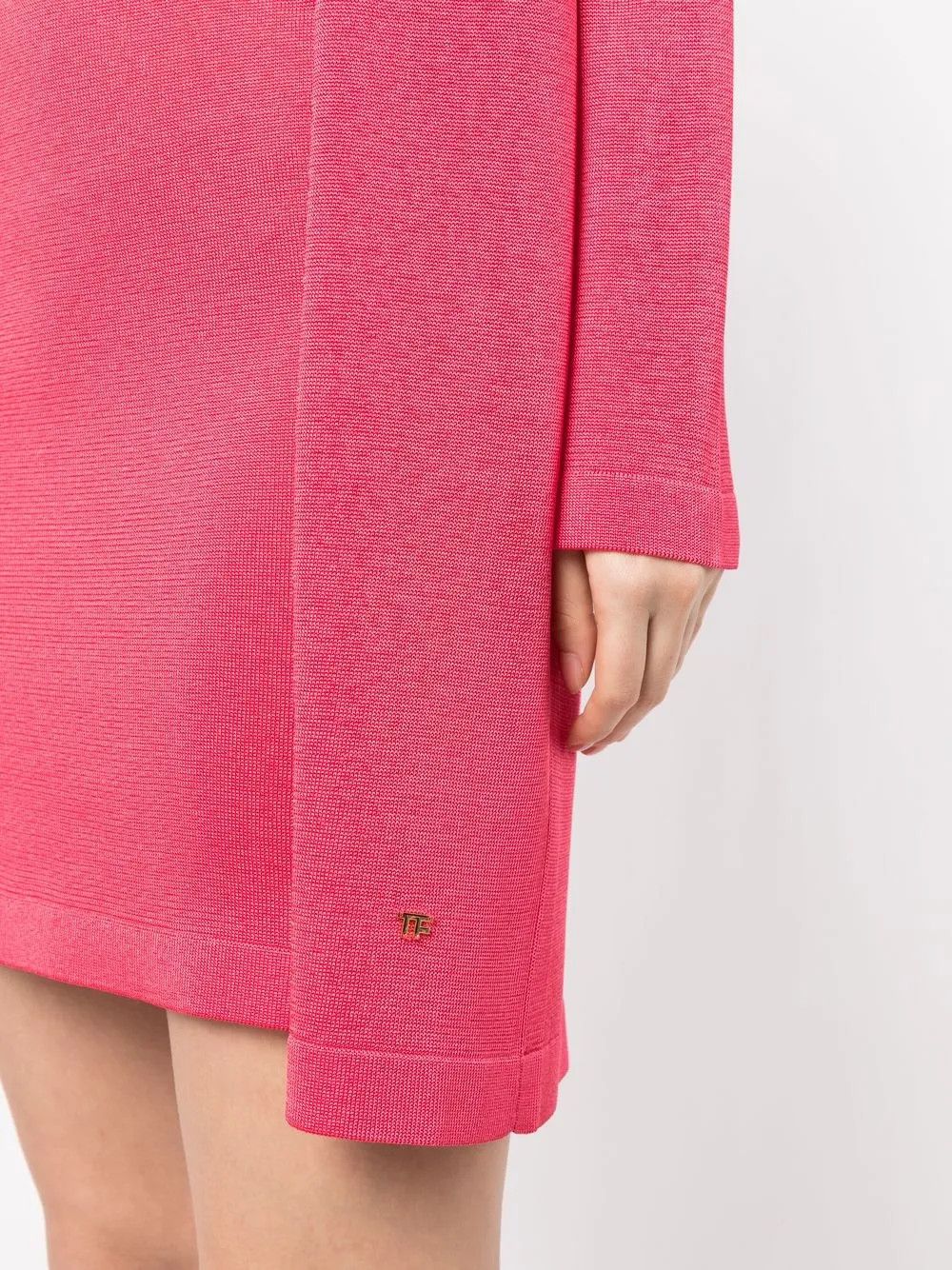 Tom Ford o1w1db10225 CGK003 Knitted Long-sleeve Cardigan in Dark Pink Size S / US 4 / IT 40 - 5 Thumbnail