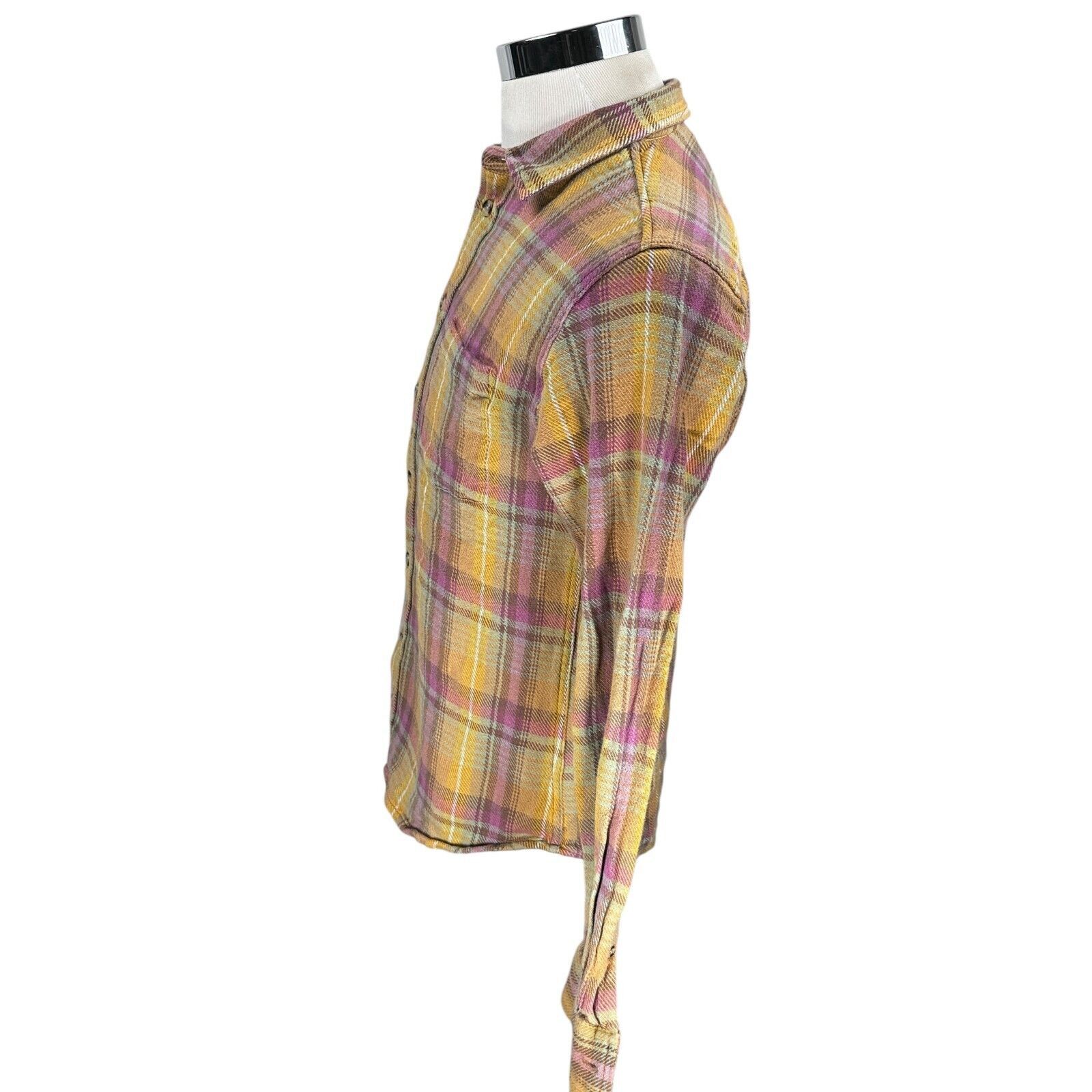Corridor Corridor NYC Flannel Shirt Men’s Small Yellow Button Up Size US S / EU 44-46 / 1 - 4 Thumbnail