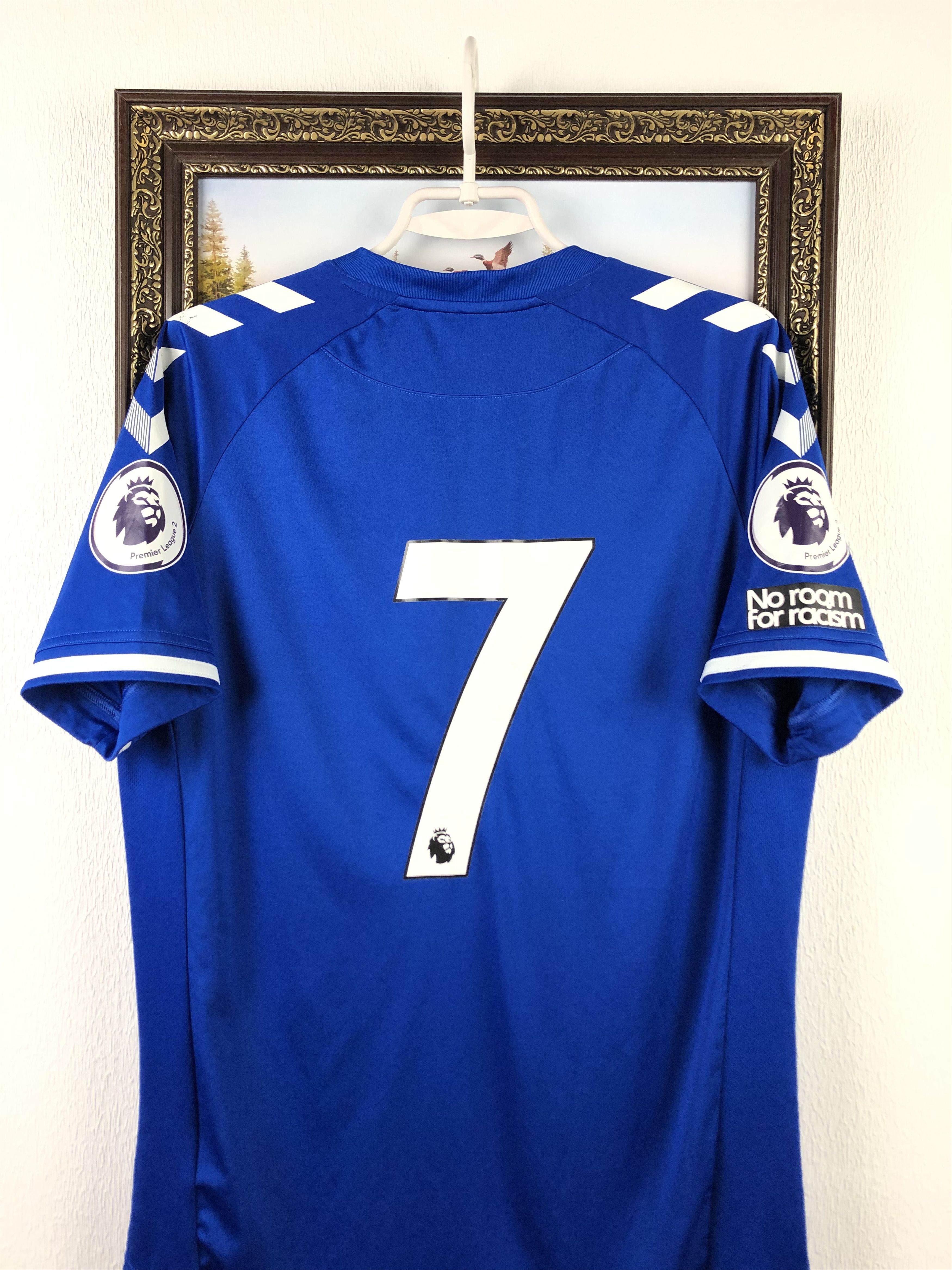 Everton football shirt Soccer Player Issue Jersey Tee Hype