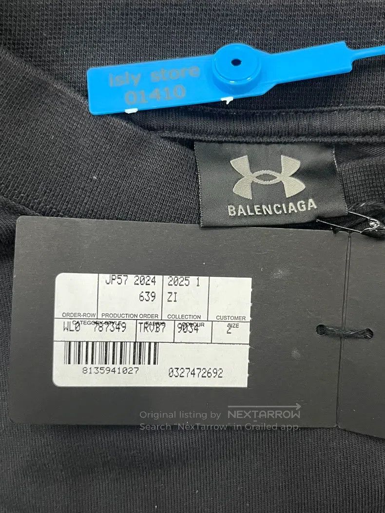 Balenciaga Balenciaga Under Armour Collaboration Short Sleeve T-Shirt Size US M / EU 48-50 / 2 - 4 Thumbnail