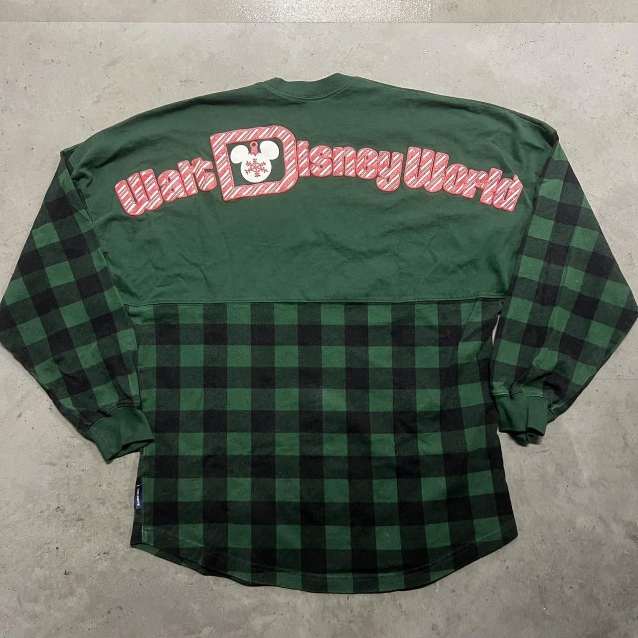 Disney × Vintage Vintage Y2K Disney Green plaid Christmas Spitit Jersey Size US S / EU 44-46 / 1 - 3 Thumbnail