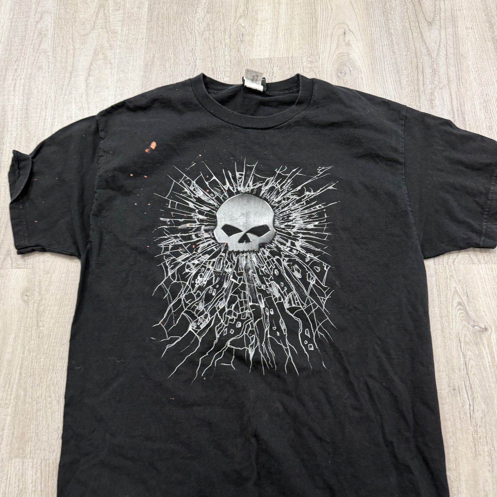 Harley Davidson Harley Davidson Skull Shirt Men's Large Black Pin Up Girl Size US L / EU 52-54 / 3 - 2 Thumbnail