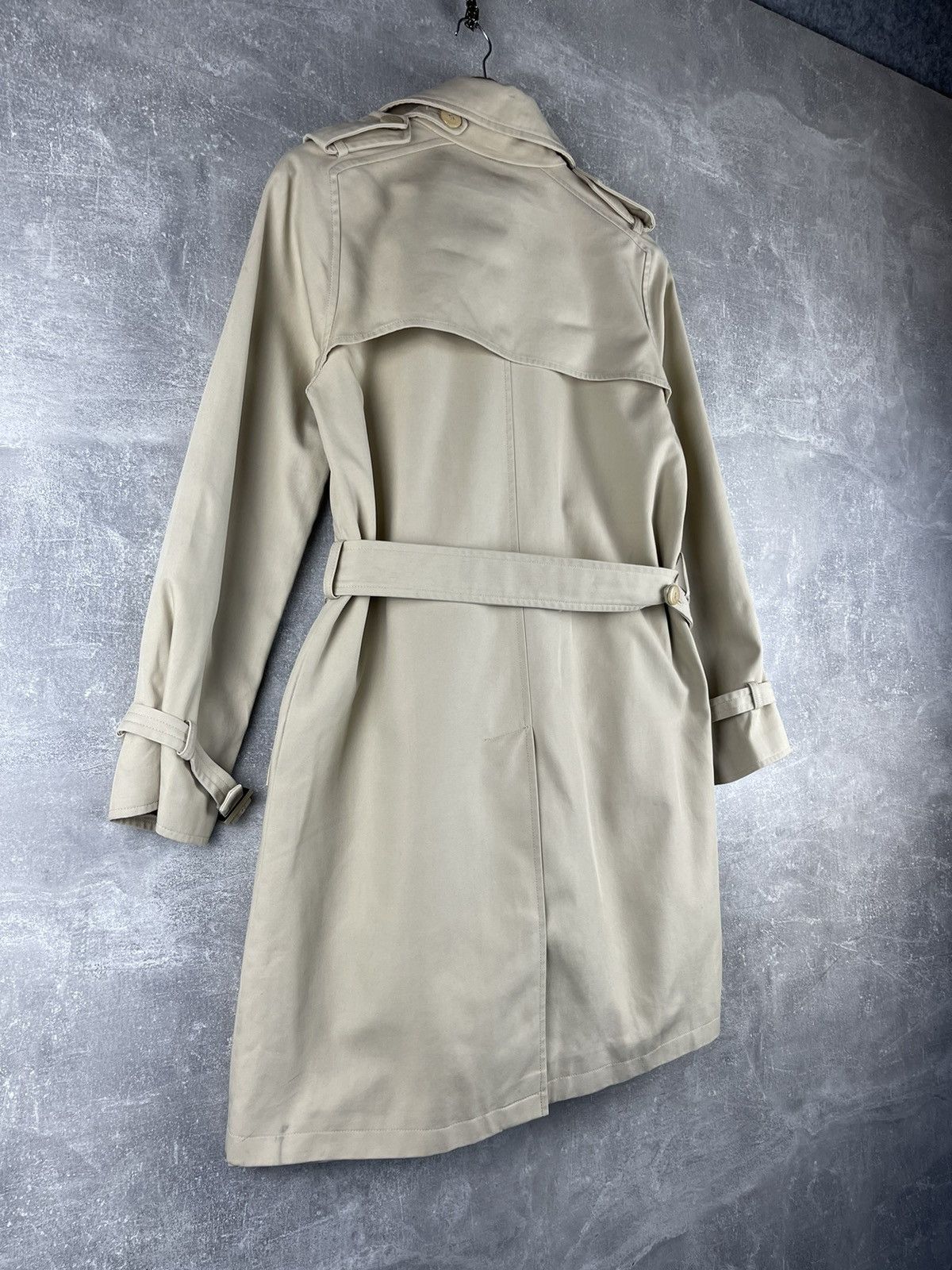 A.P.C. A.P.C. Classic Cotton Trench Coat Beige Double Breasted Size S / US 4 / IT 40 - 9 Thumbnail