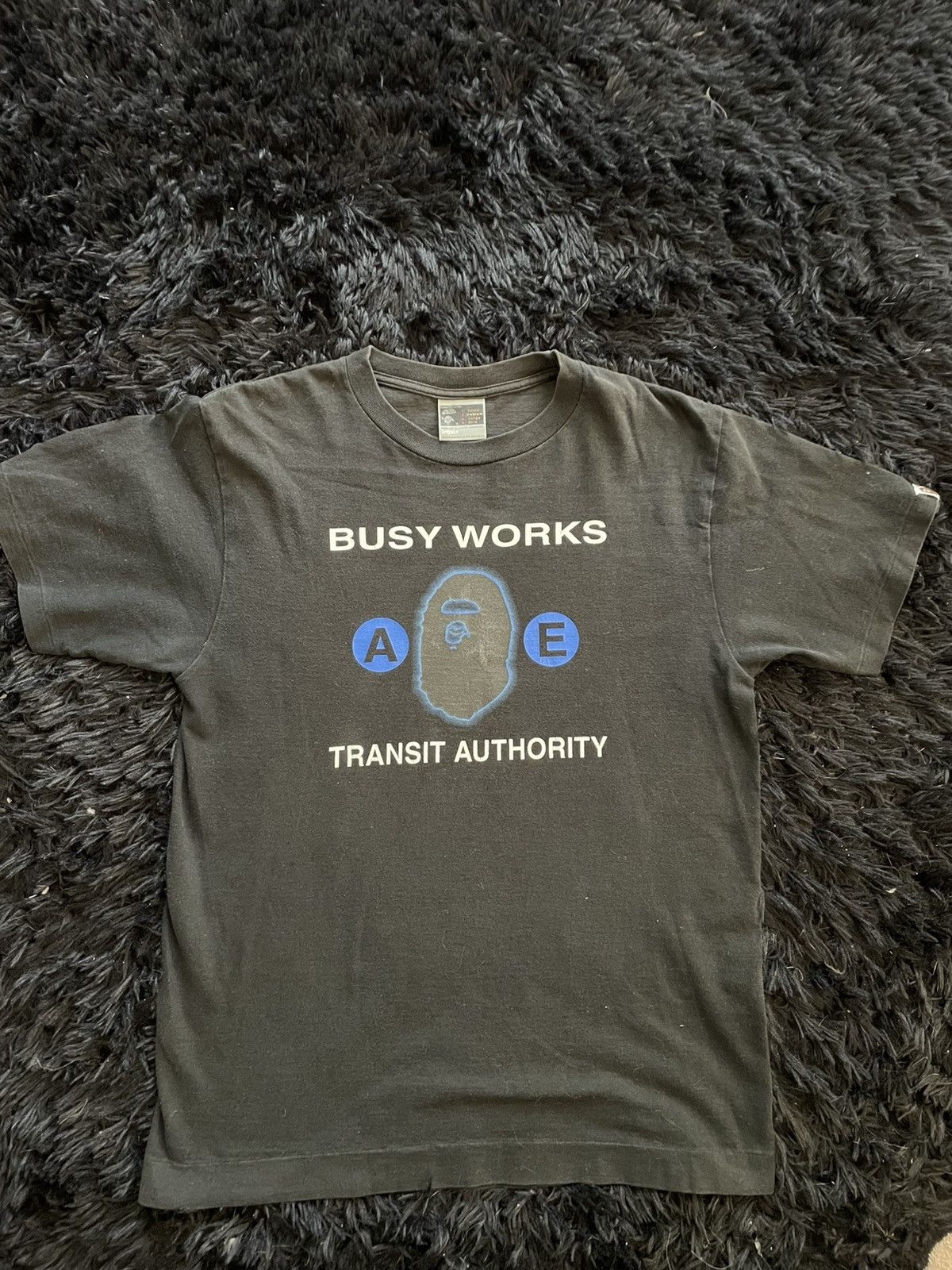 Bape Bape Busy Works Transit Authority Tee Size US M / EU 48-50 / 2 - 1 Thumbnail