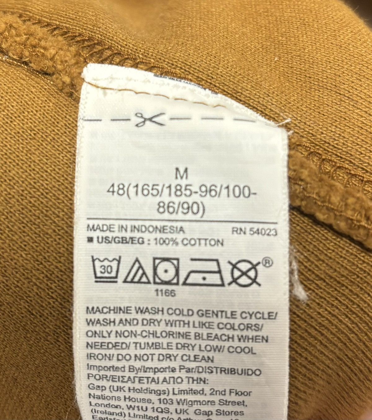 Gap Yeezy Gap Perfect Hoodie Light Brown Size US M / EU 48-50 / 2 - 3 Thumbnail