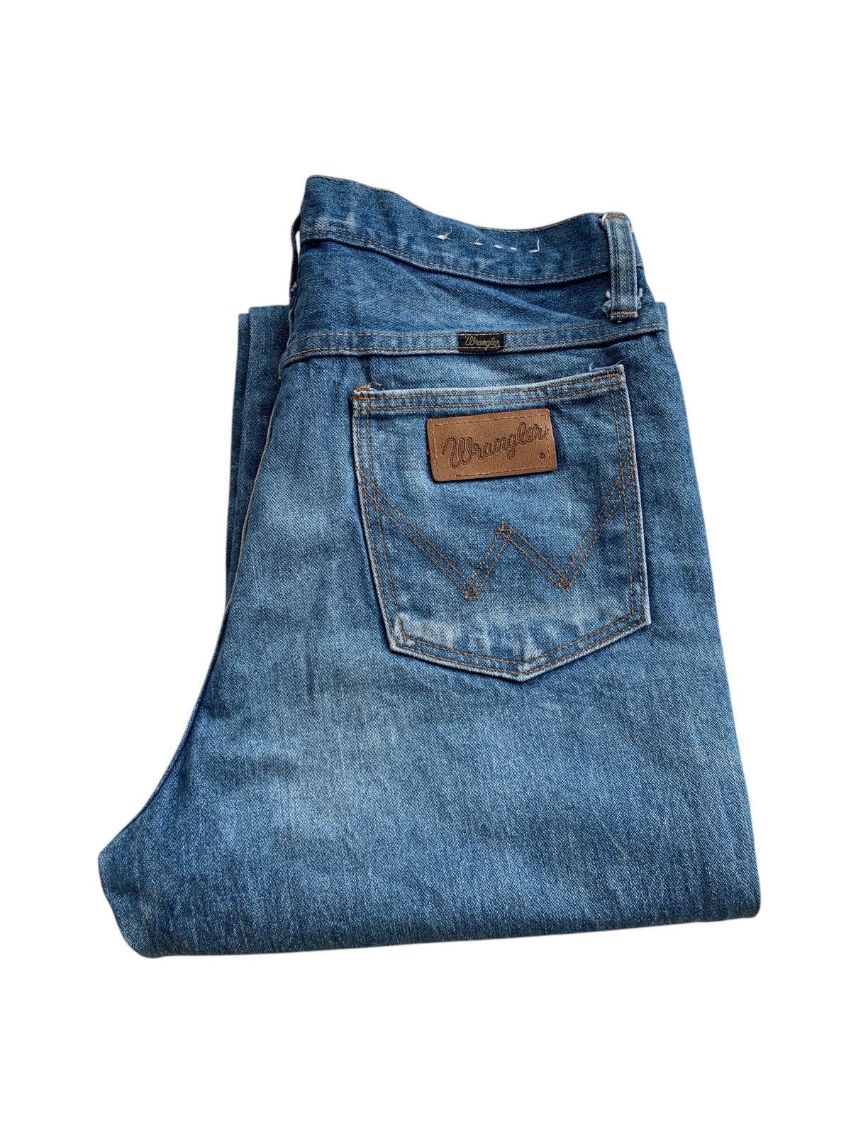If Six Was Nine × Kapital × Wrangler VINTAGE FLARE WRANGLER JAPANESE PUNK STYLE DENIM JEANS🎌☠️ Size US 29 - 5 Thumbnail