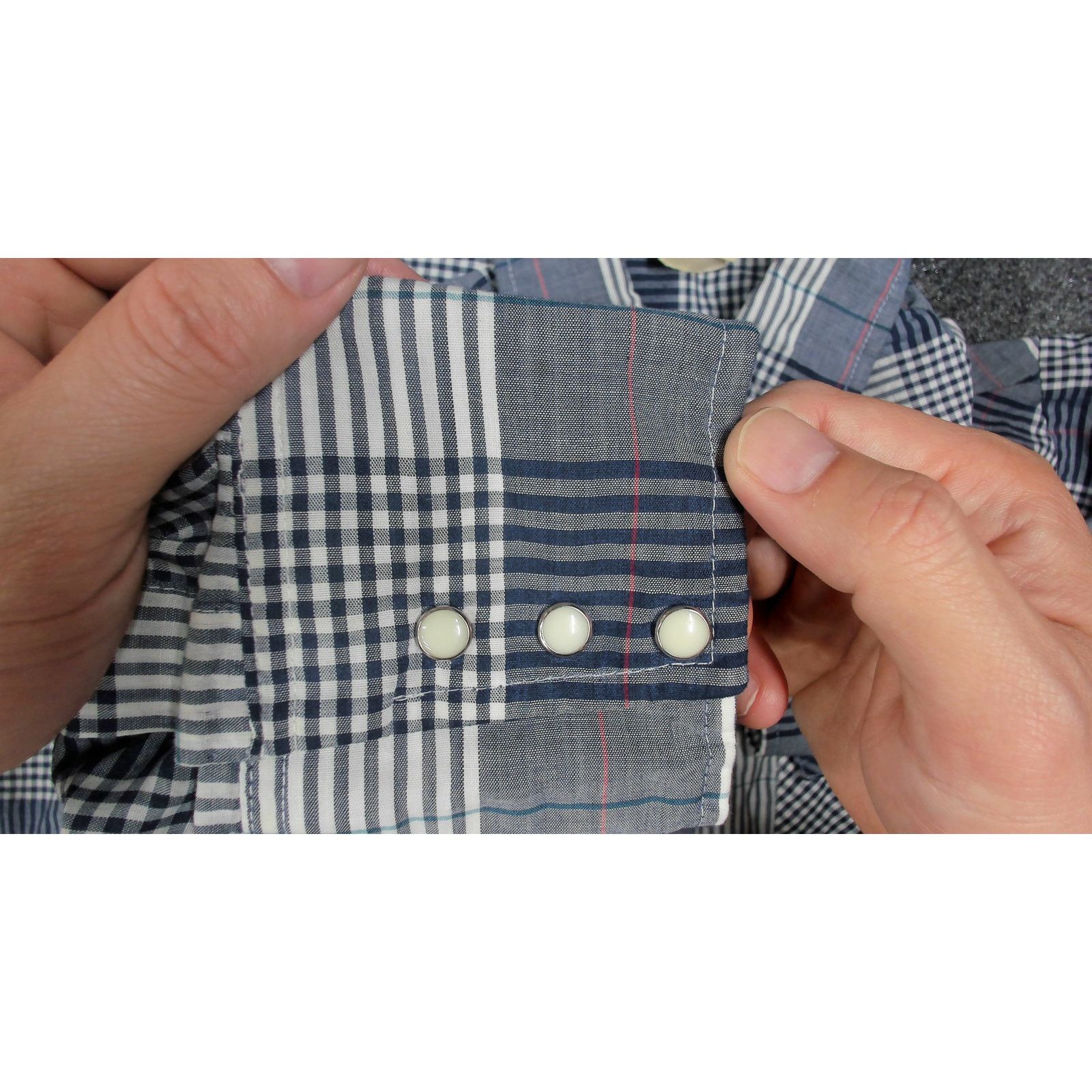 Vintage Vintage 70s Holt Made in USA Pearl Snap Western Shirt Size US M / EU 48-50 / 2 - 12 Thumbnail